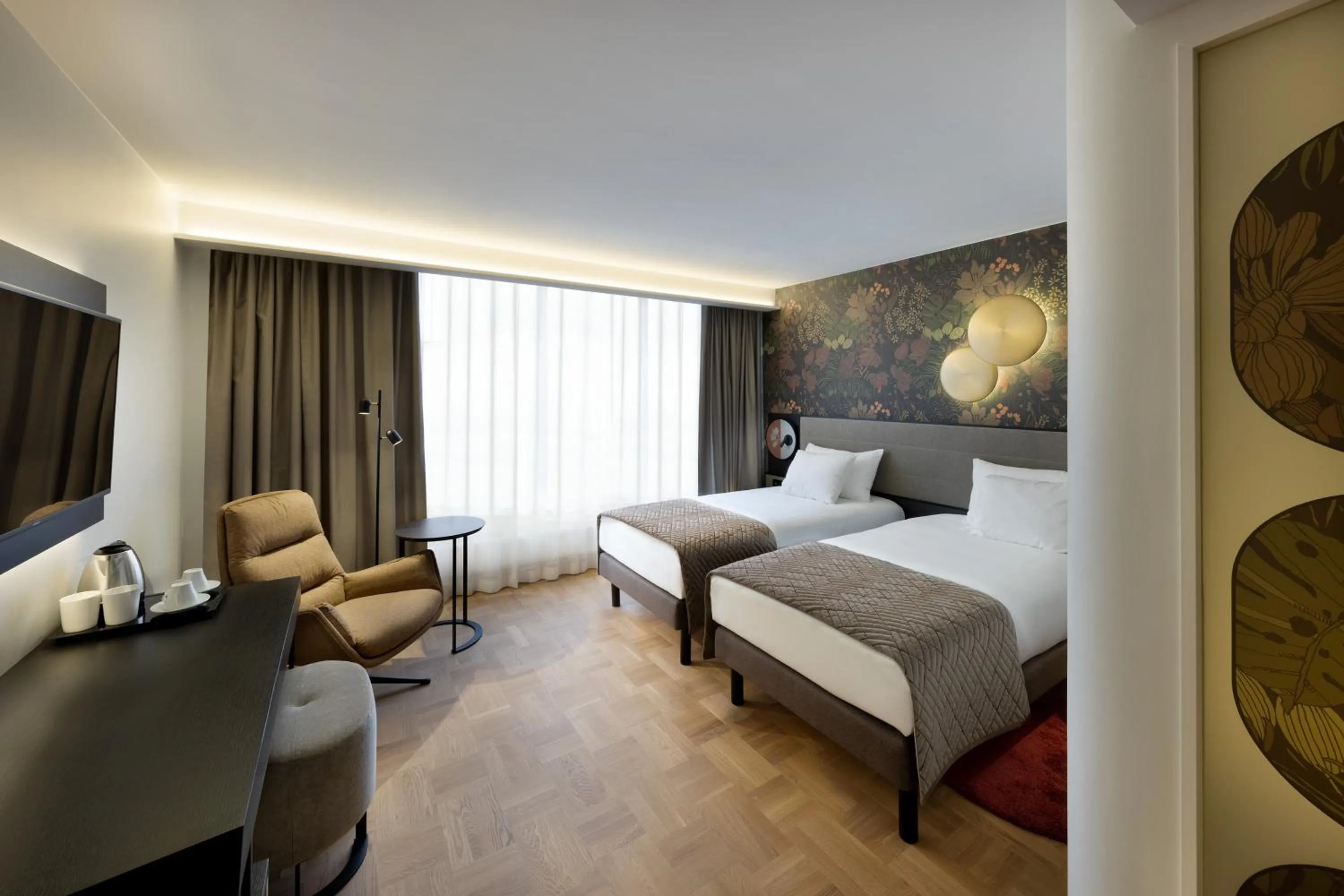 Bed in Nordic Hotel Forum