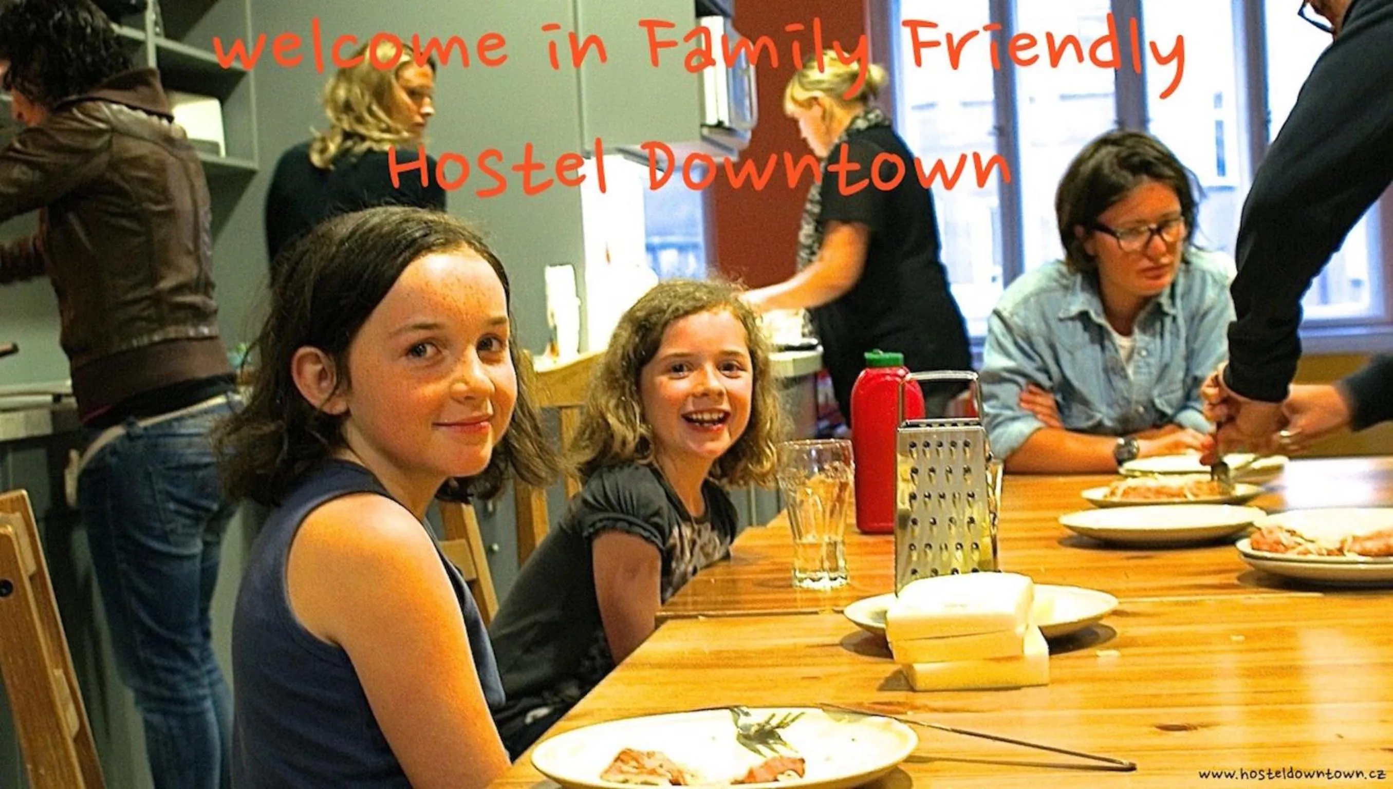 group of guests in Hostel Downtown