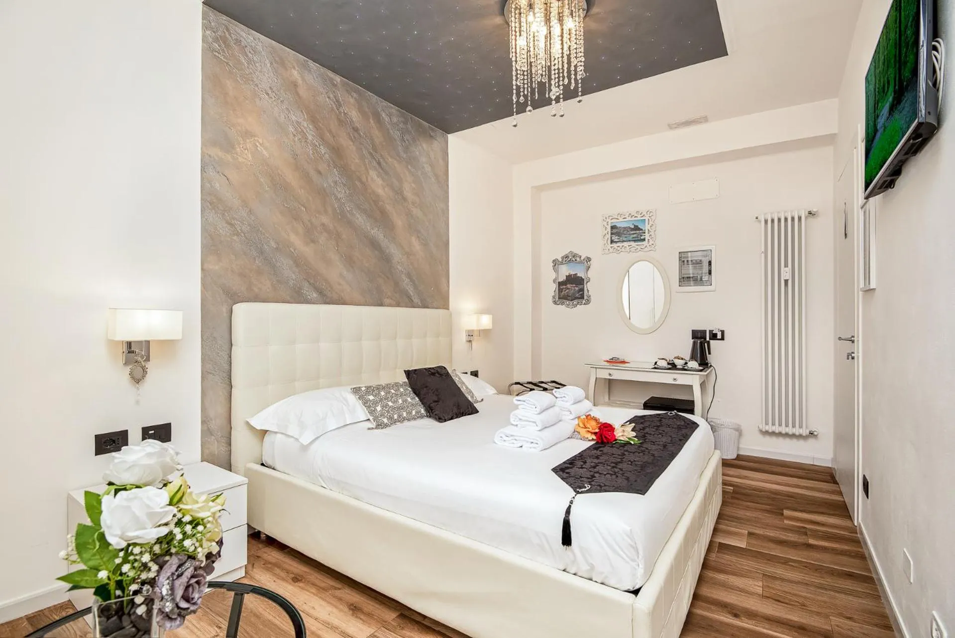 Photo of the whole room, Bed in My way