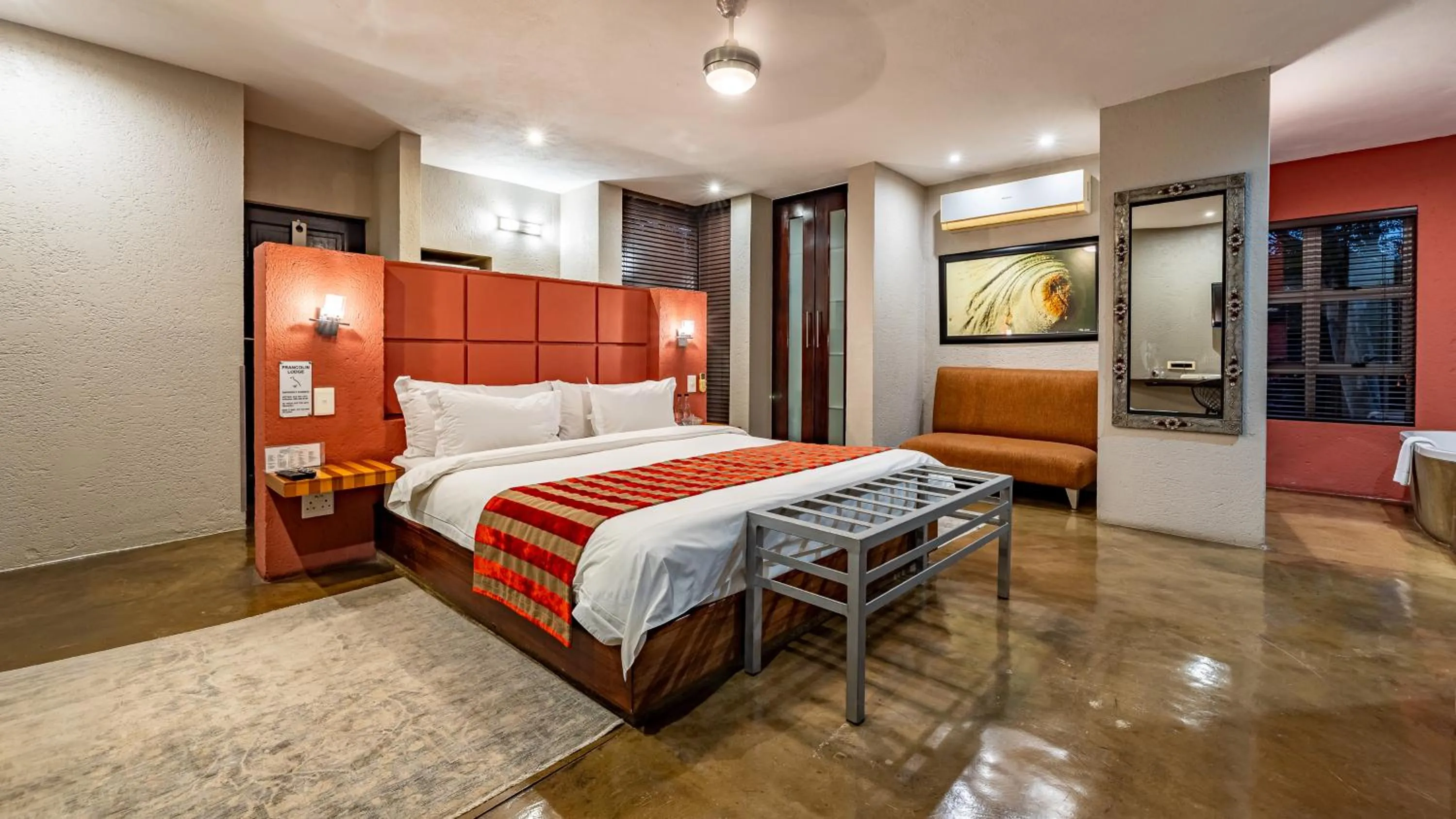 Bed in Francolin Lodge