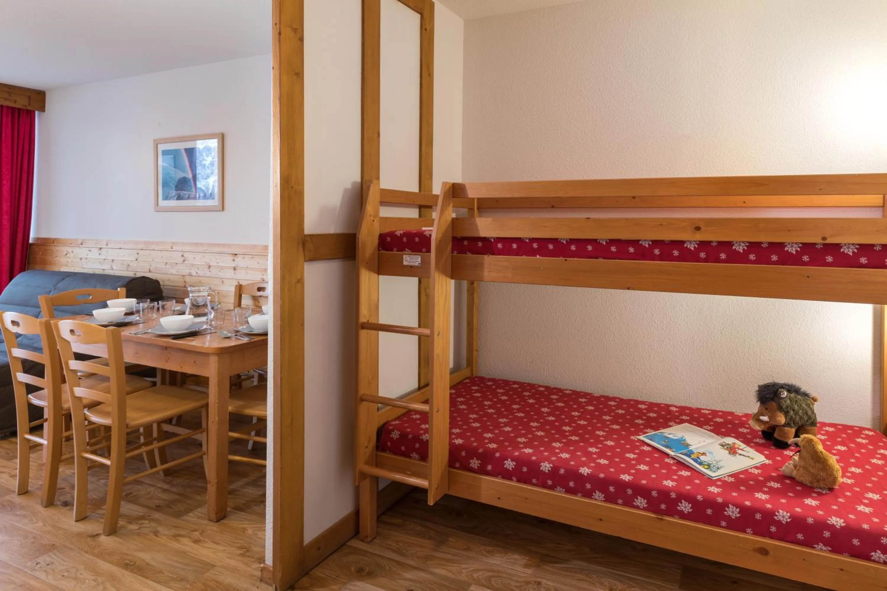 bunk bed, Bed in Résidence Les Villages du Bachat