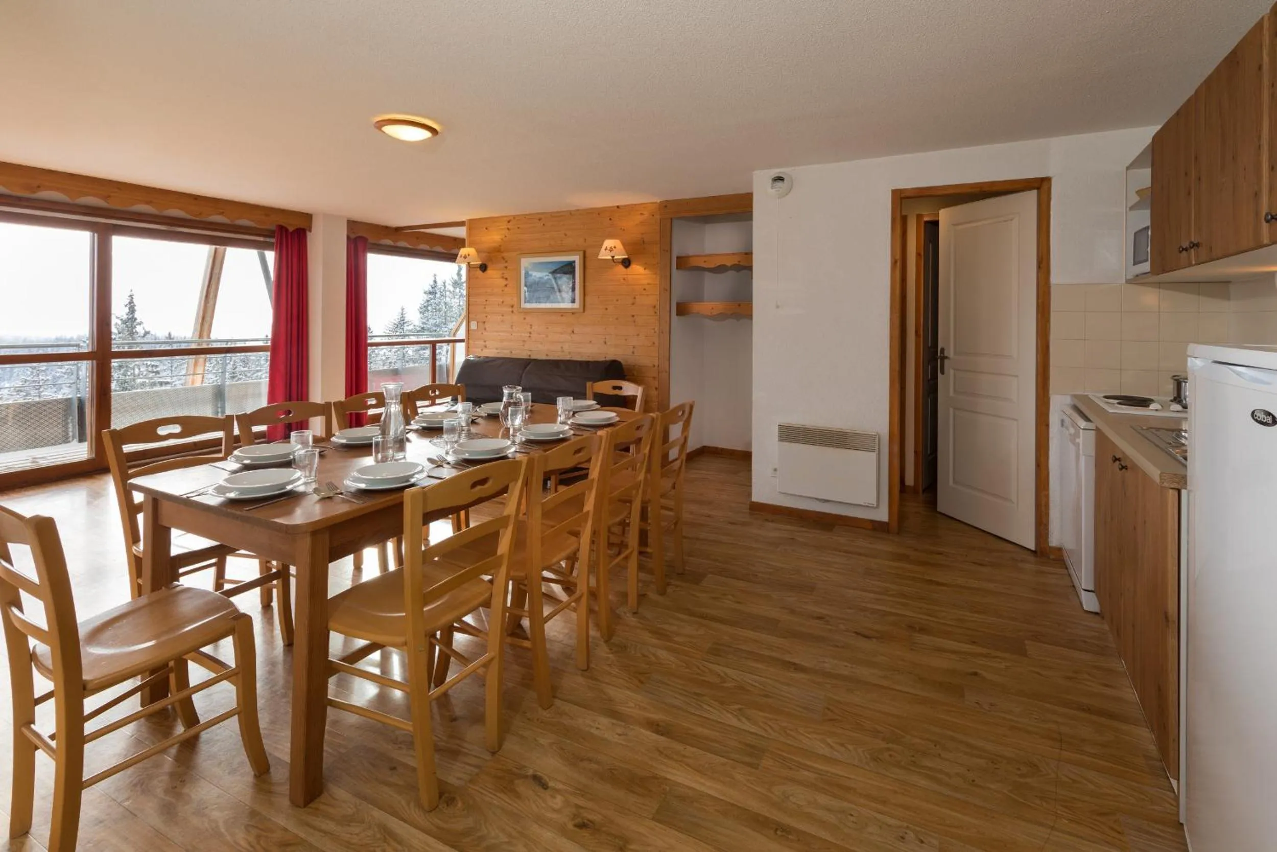 Kitchen or kitchenette in Résidence Les Villages du Bachat