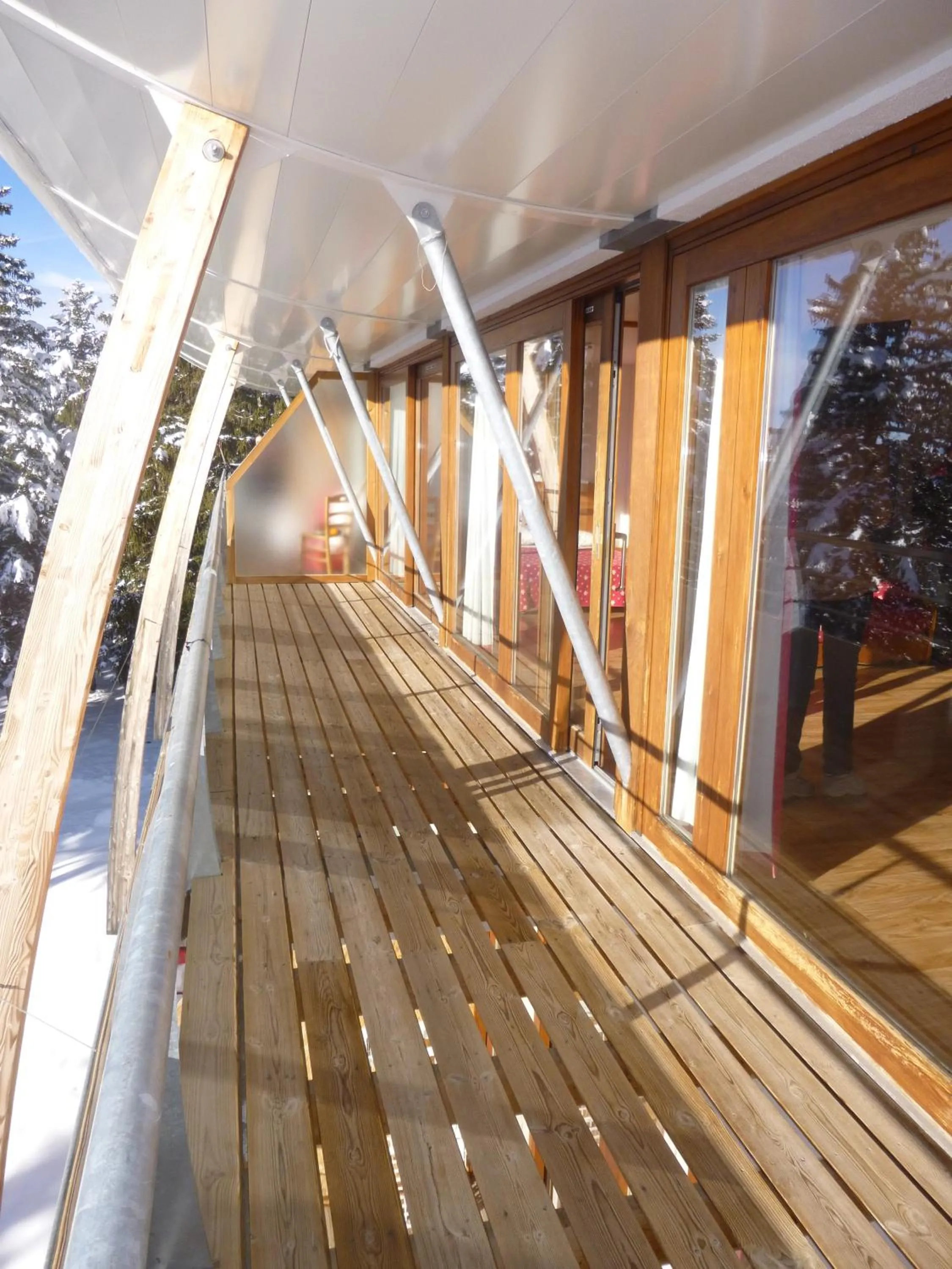 Balcony/Terrace in Résidence Les Villages du Bachat