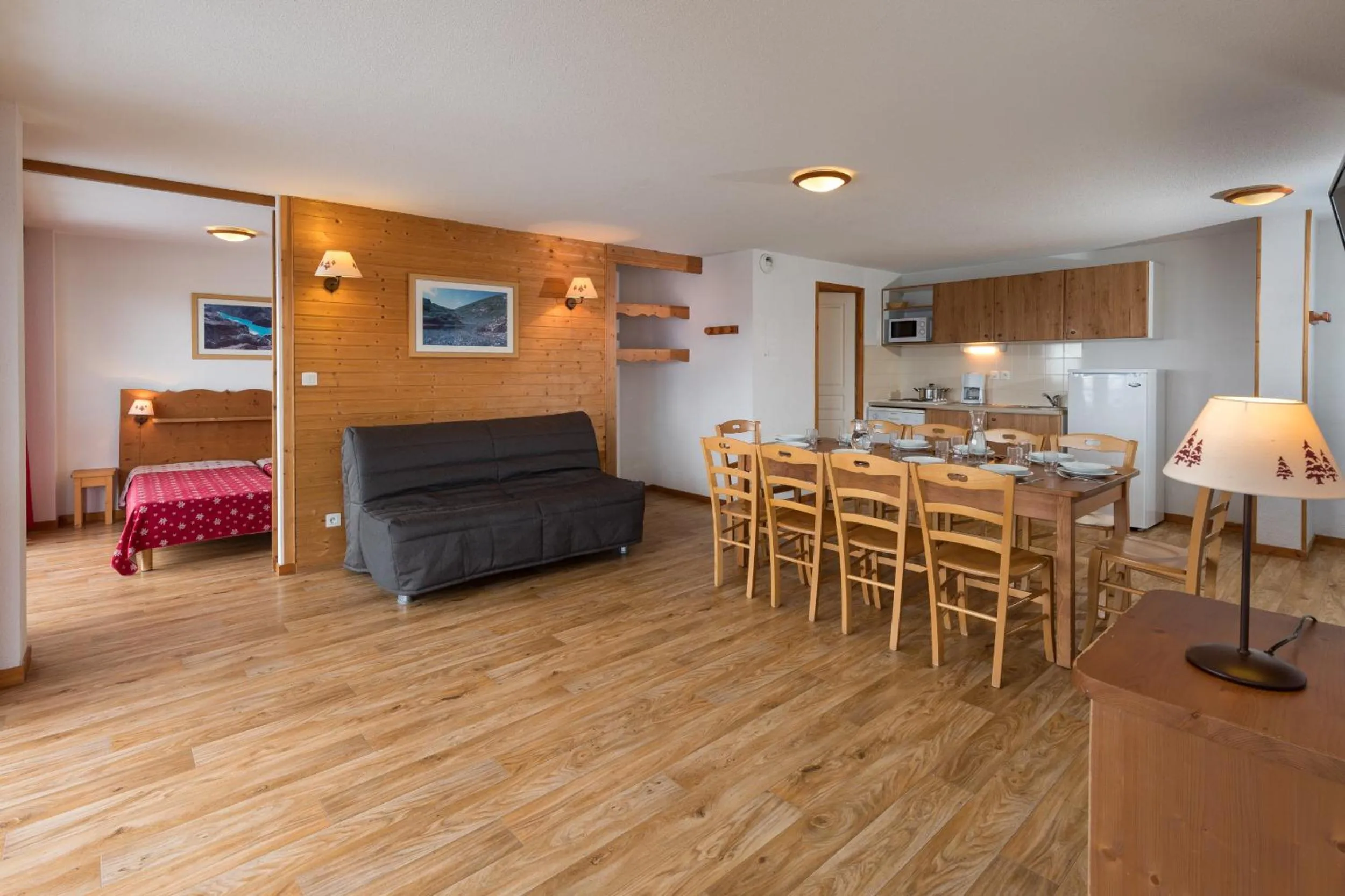 Living room in Résidence Les Villages du Bachat