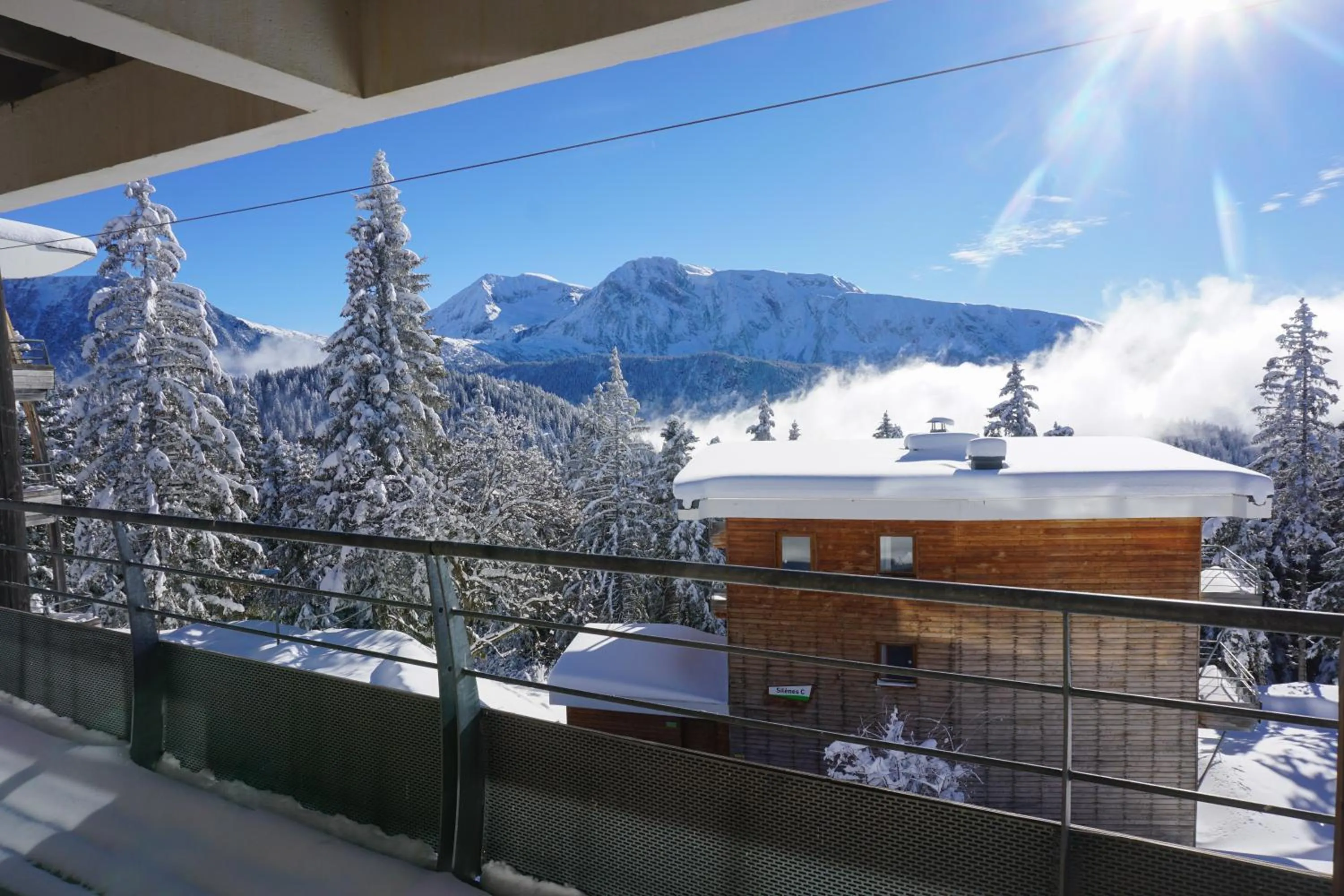 Two-Bedroom Apartment (6 Adults) with Mountain View in Résidence Les Villages du Bachat