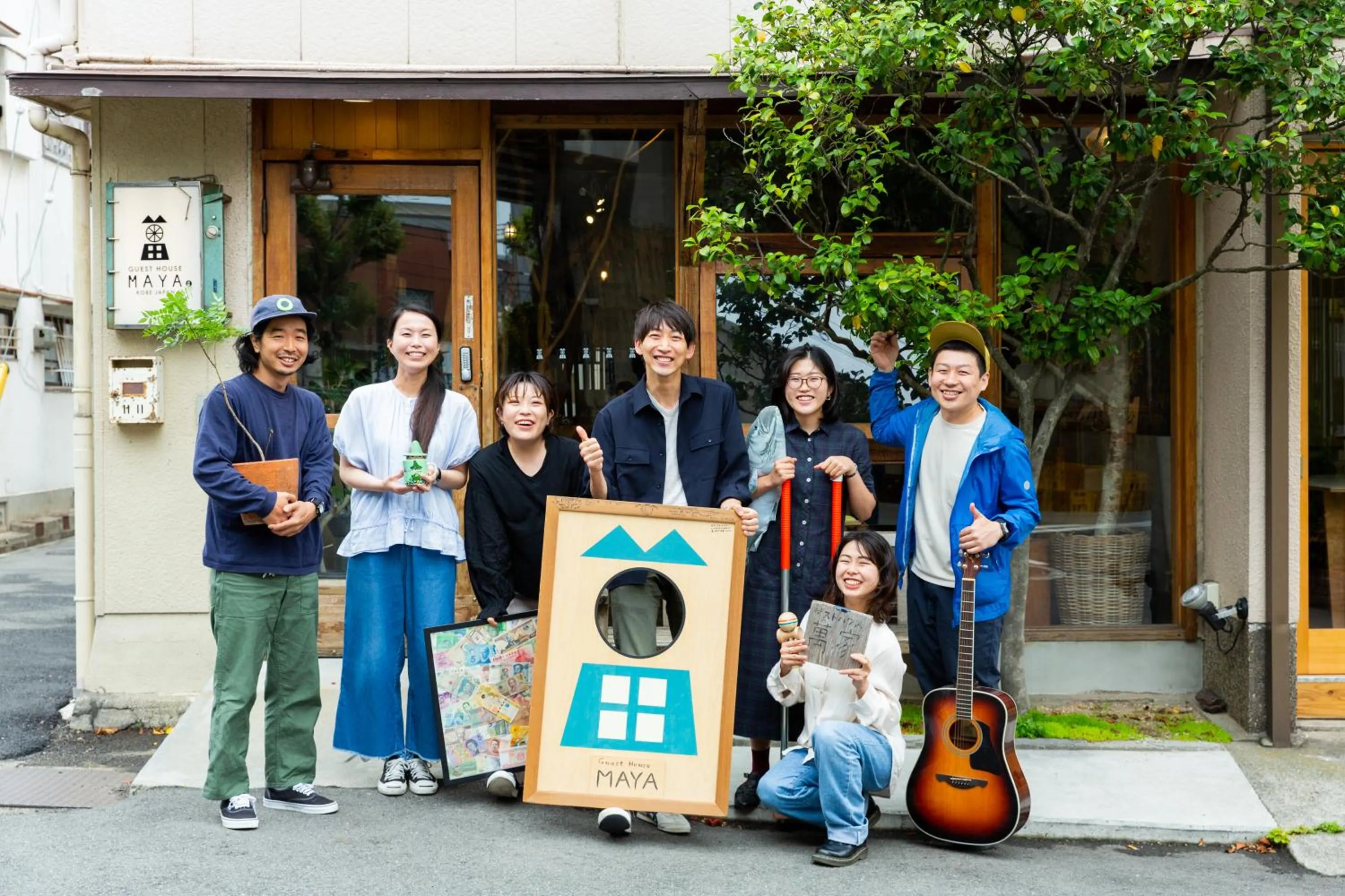 People in Kobe Guesthouse MAYA