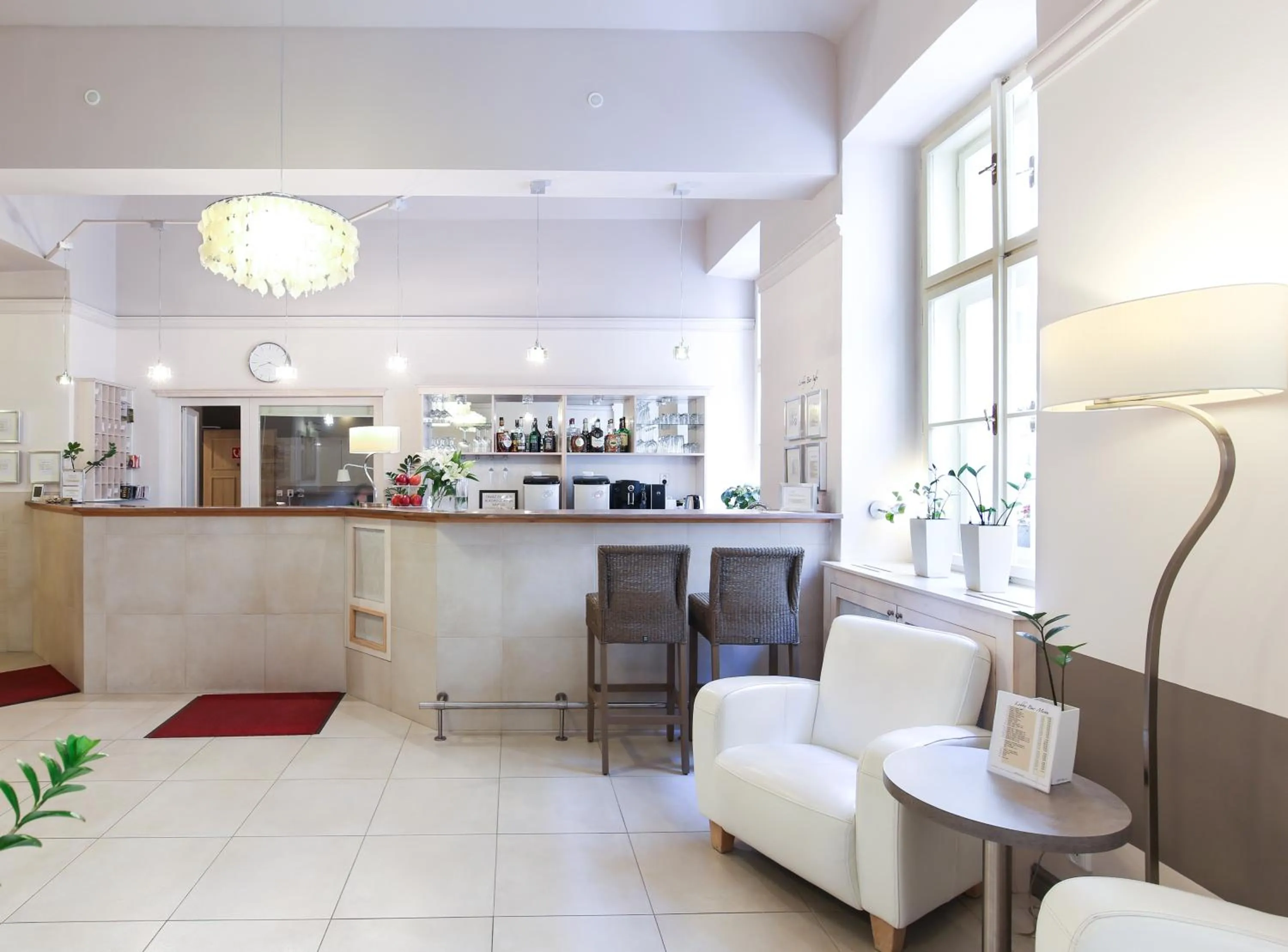 Lobby or reception in Unitas Hotel