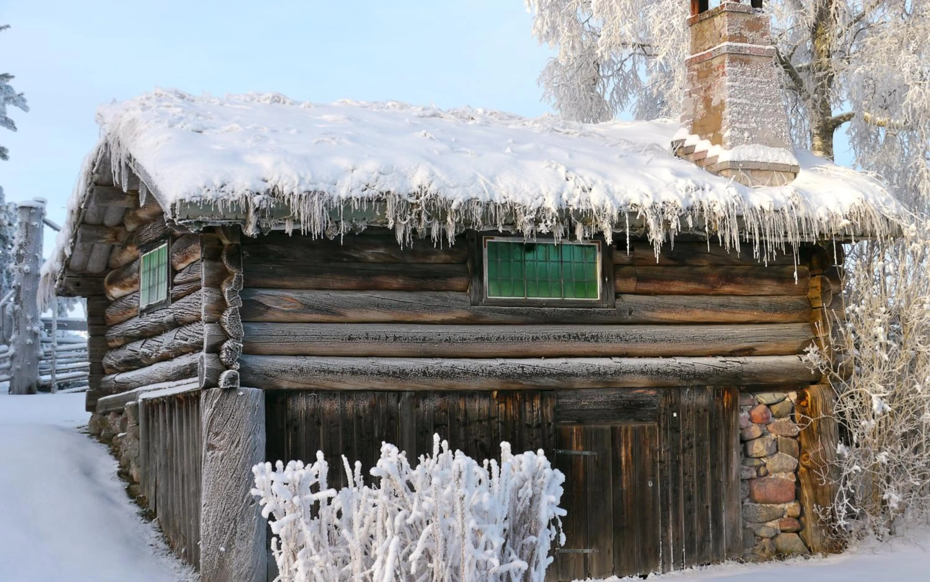 Winter in Hotell Villa Långbers