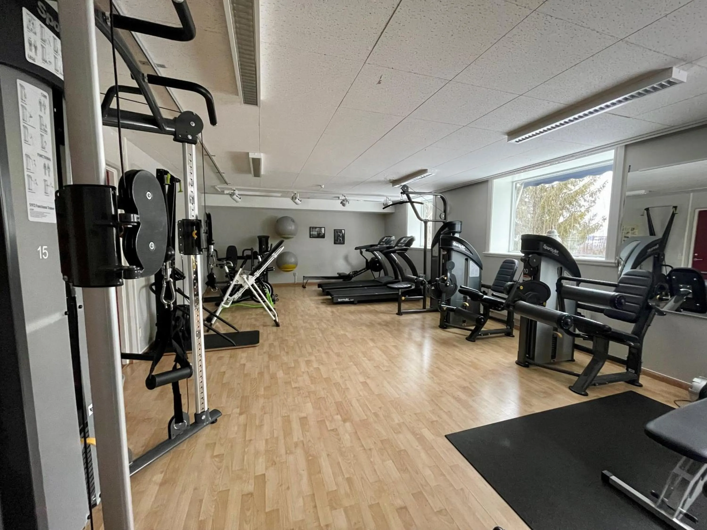 Fitness centre/facilities in Hotell Villa Långbers