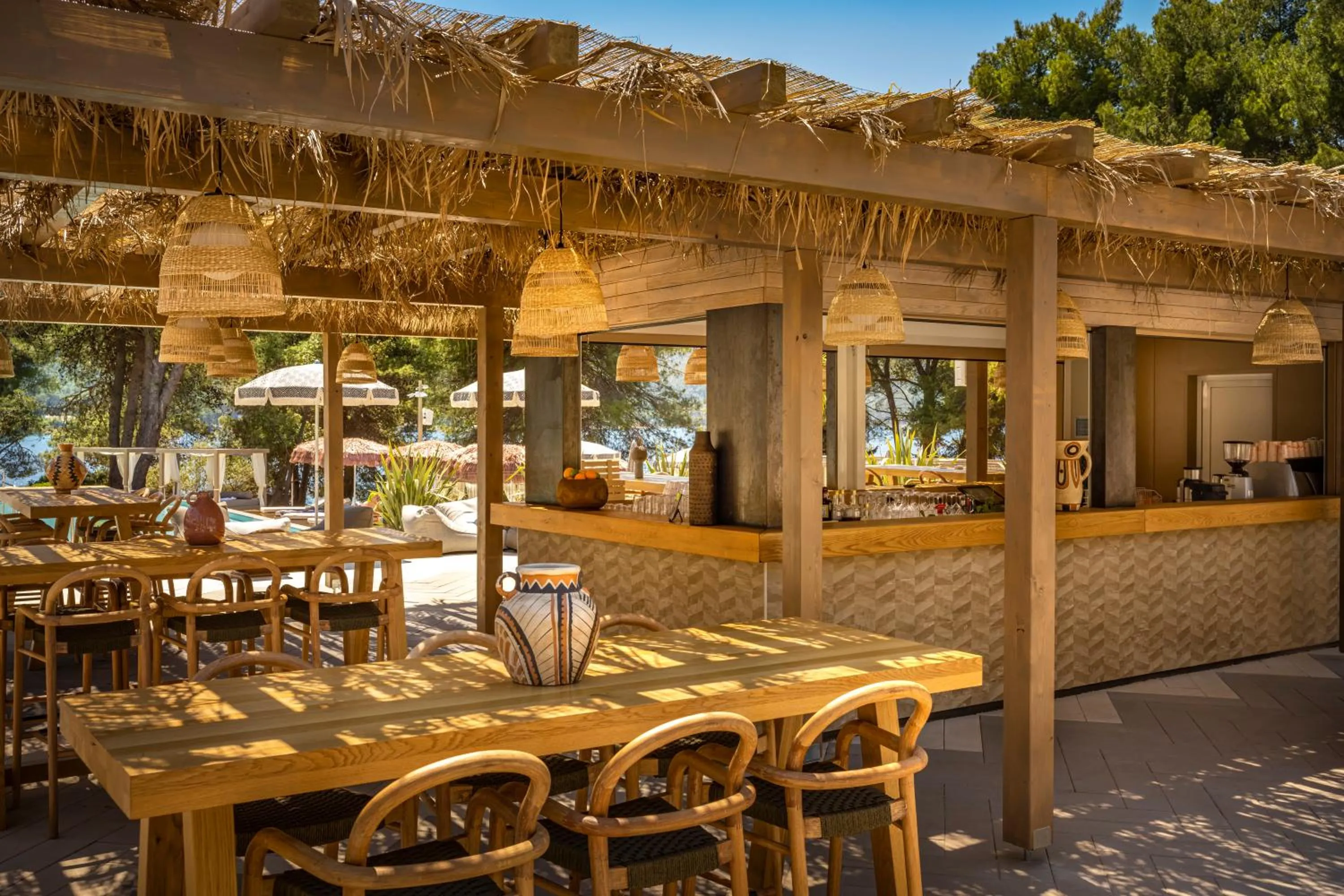 Lounge or bar in PLACES Hvar Hotel by Valamar