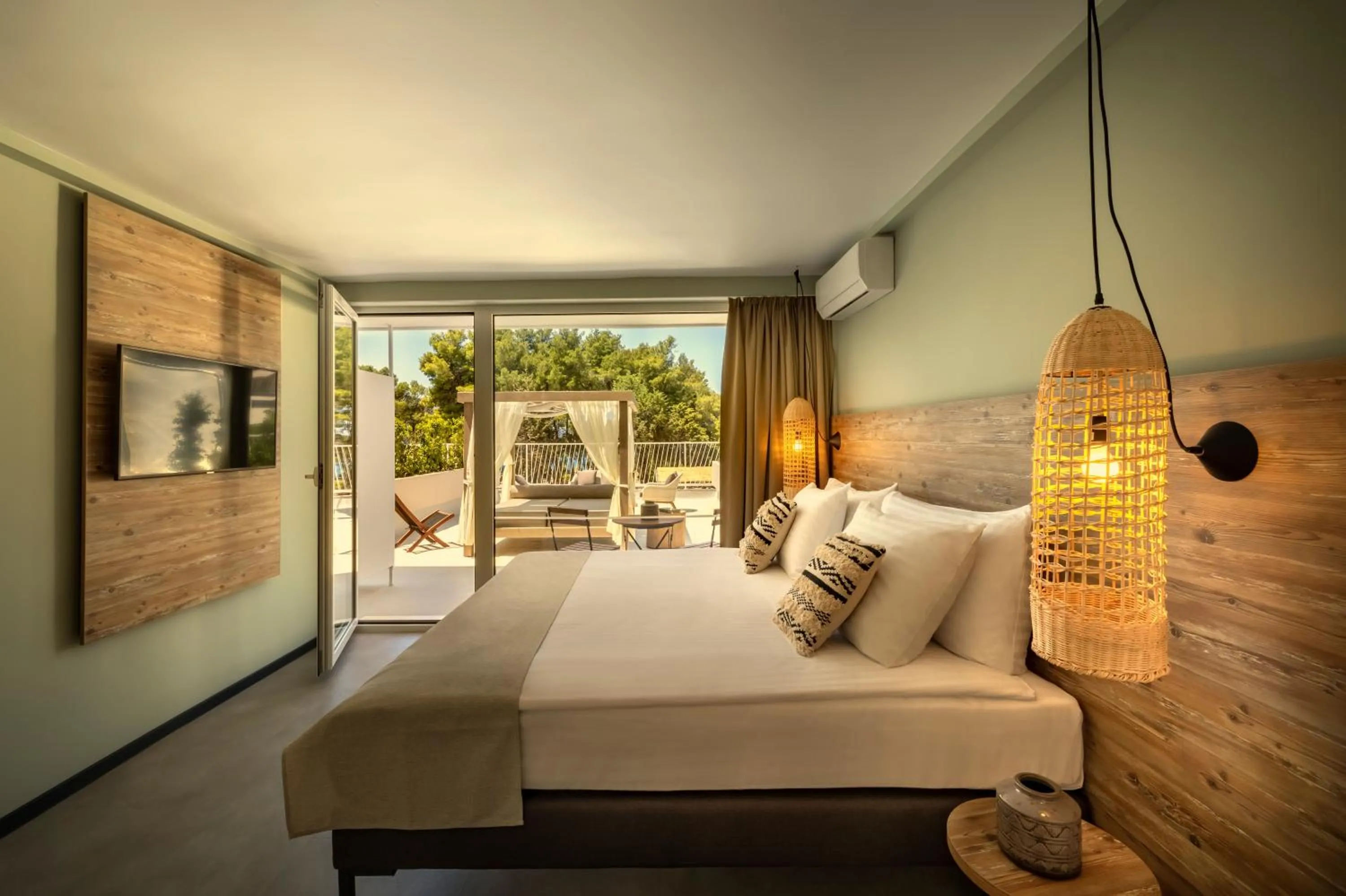 Bedroom, Bed in PLACES Hvar Hotel by Valamar