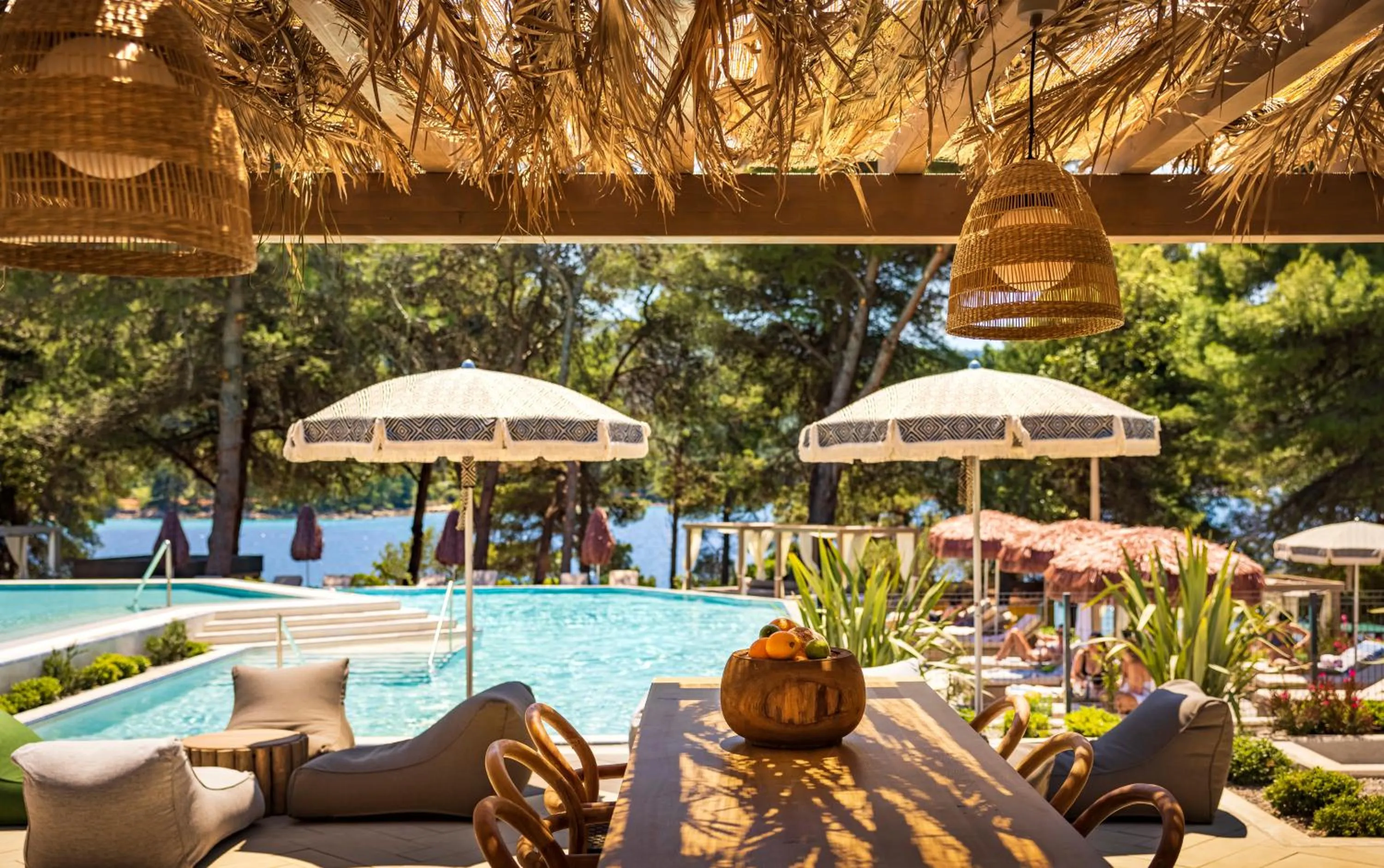 Swimming pool in PLACES Hvar Hotel by Valamar