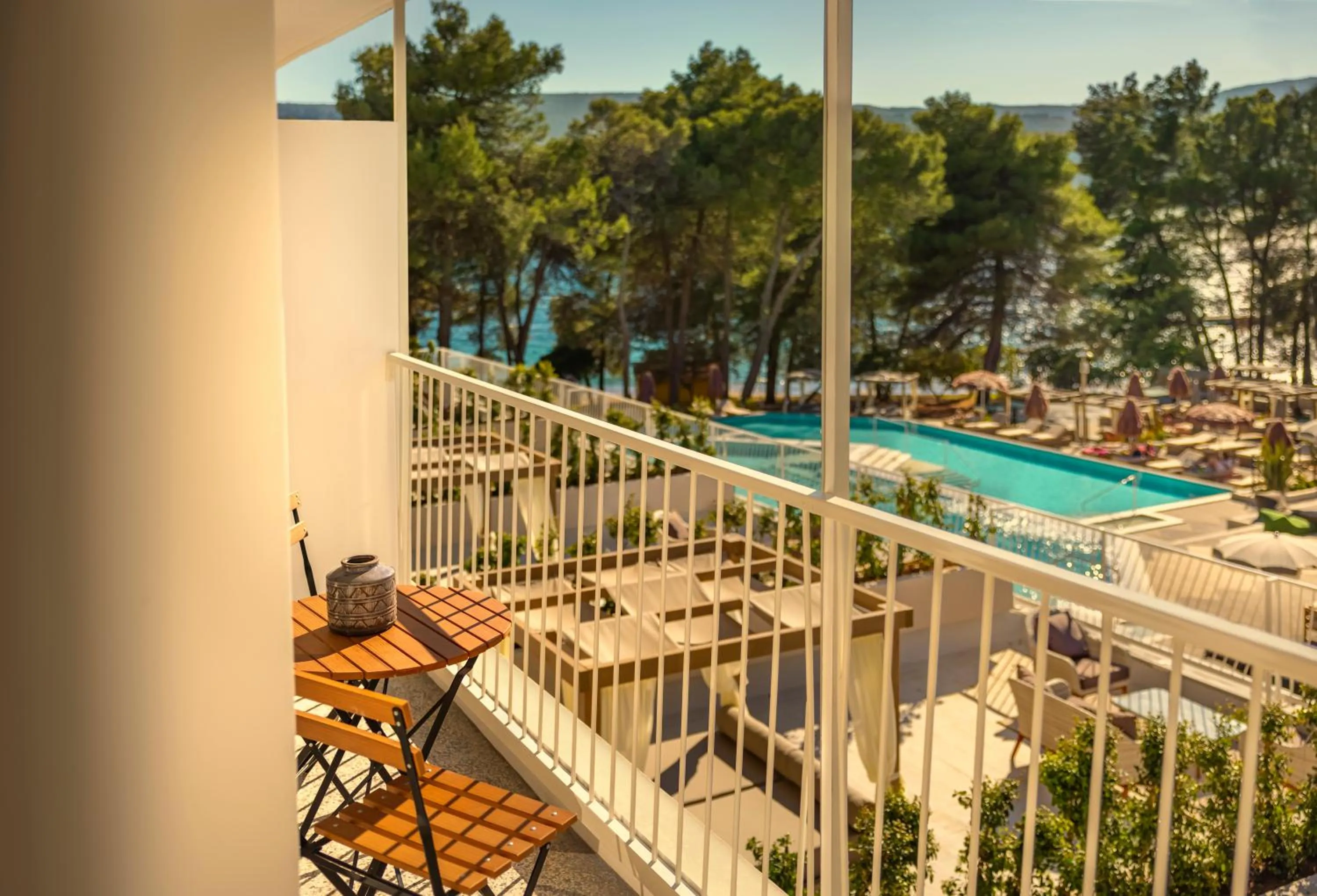 Balcony/Terrace in PLACES Hvar Hotel by Valamar