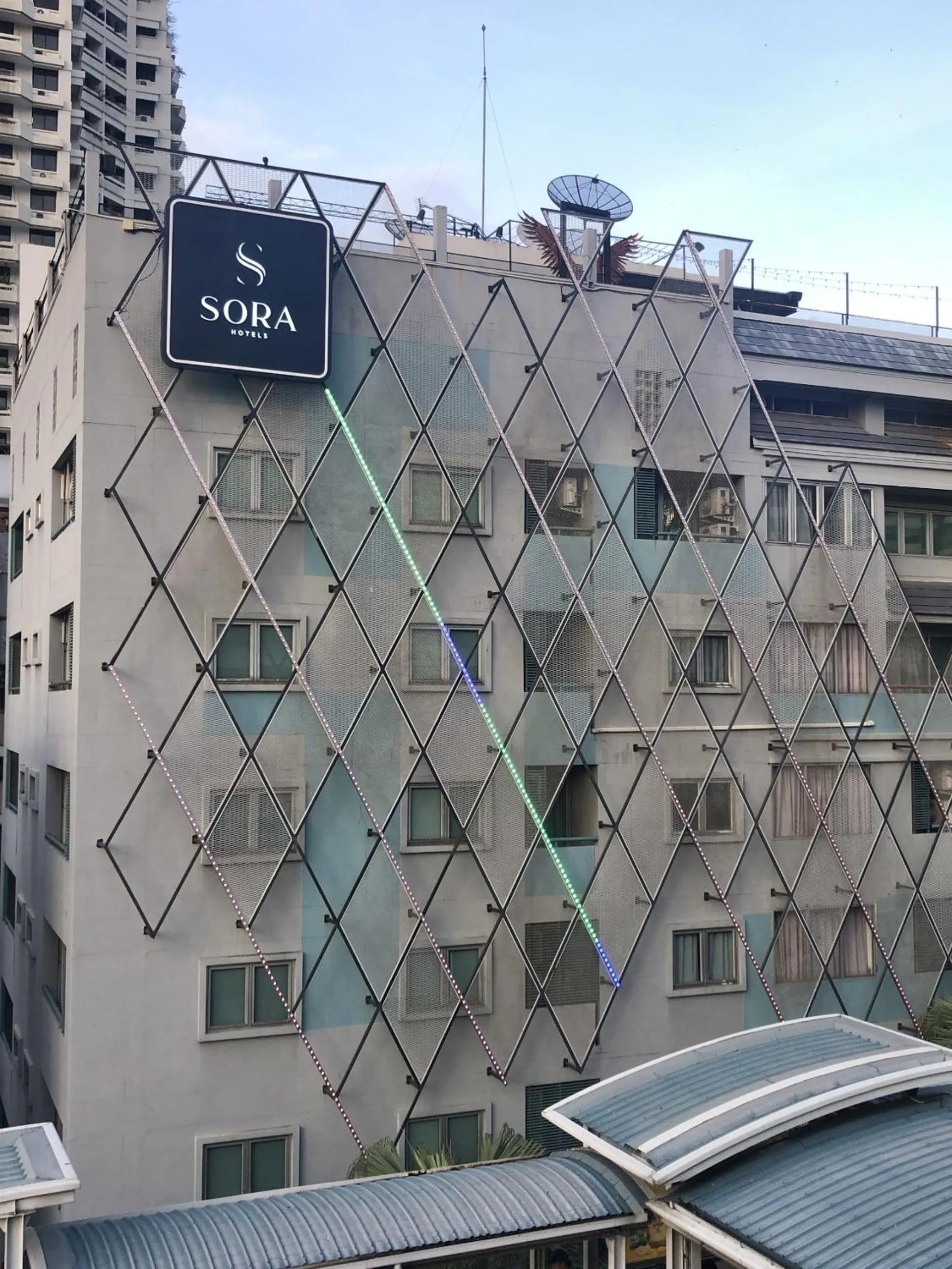 Property building in Sora Hotel Silom