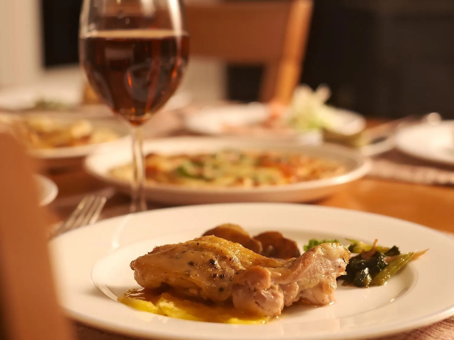 Dinner in Pension Himawari