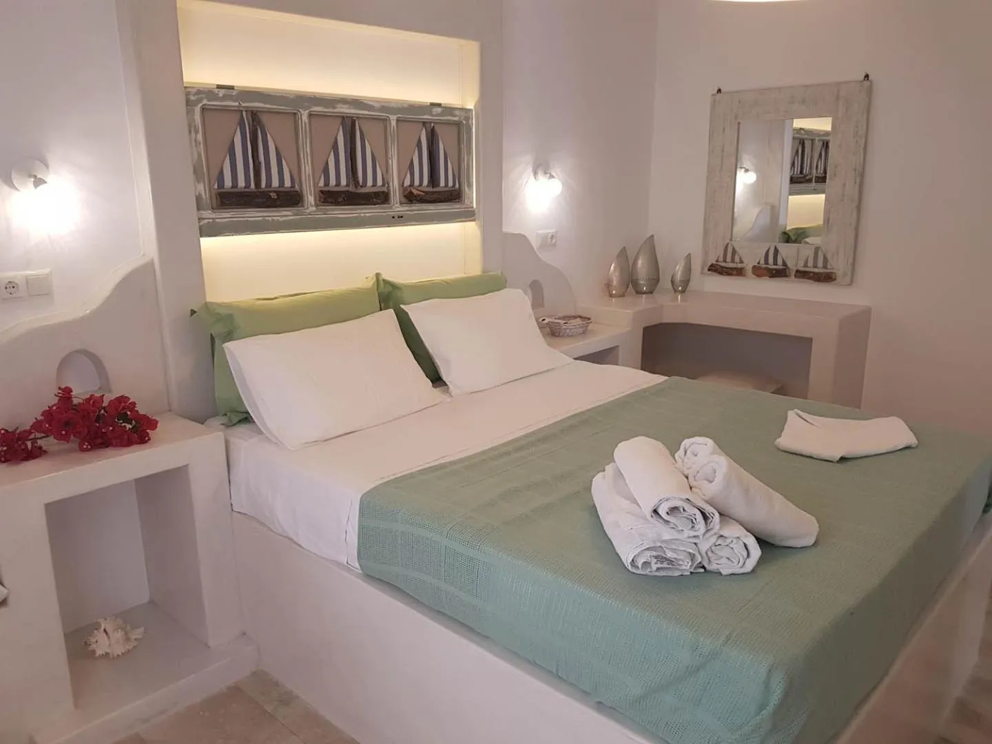 Bed in Eleana Studios