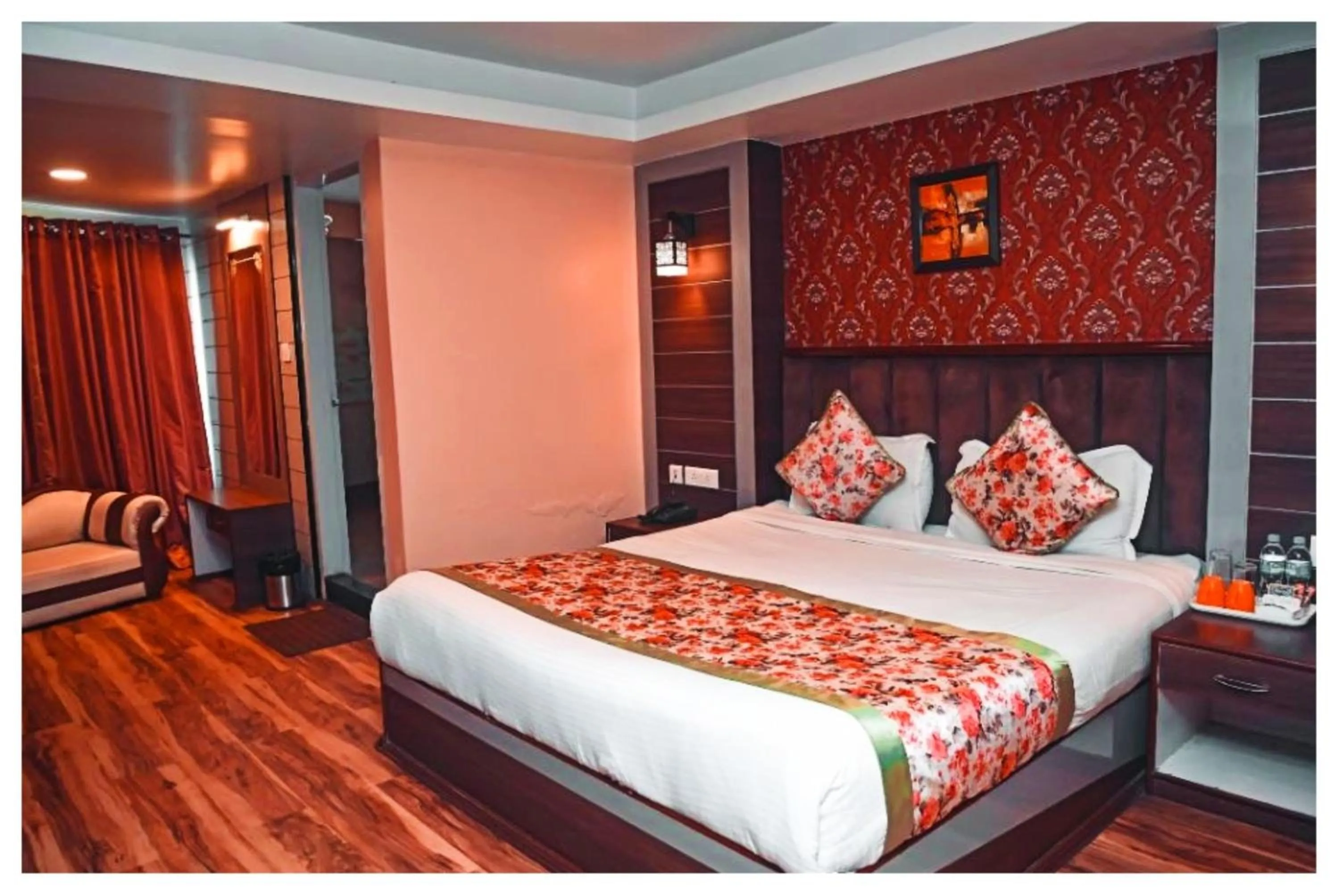 Bed in Hotel Zambala Retreat & Spa Darjeeling