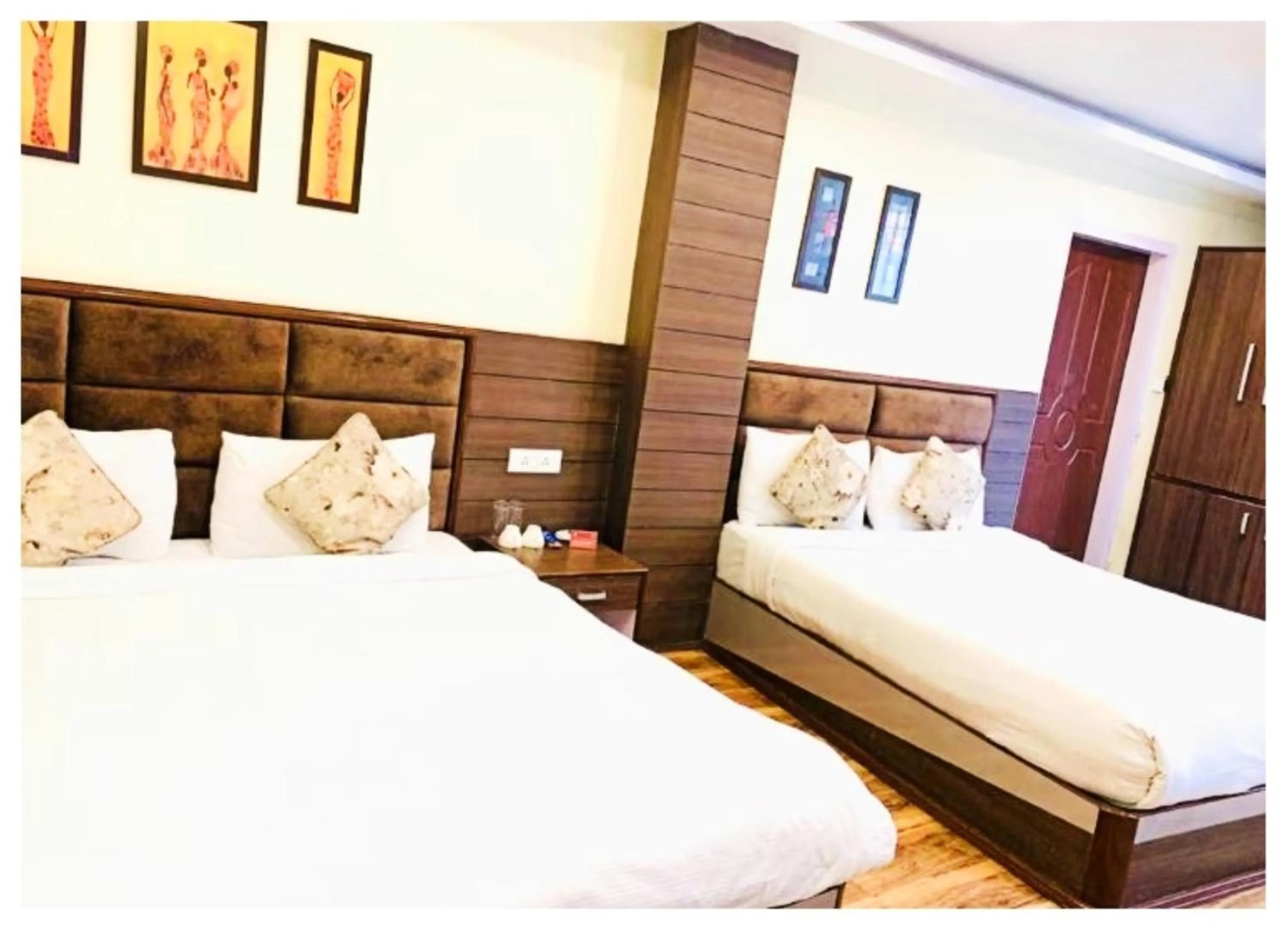 Bed in Hotel Zambala Retreat & Spa Darjeeling