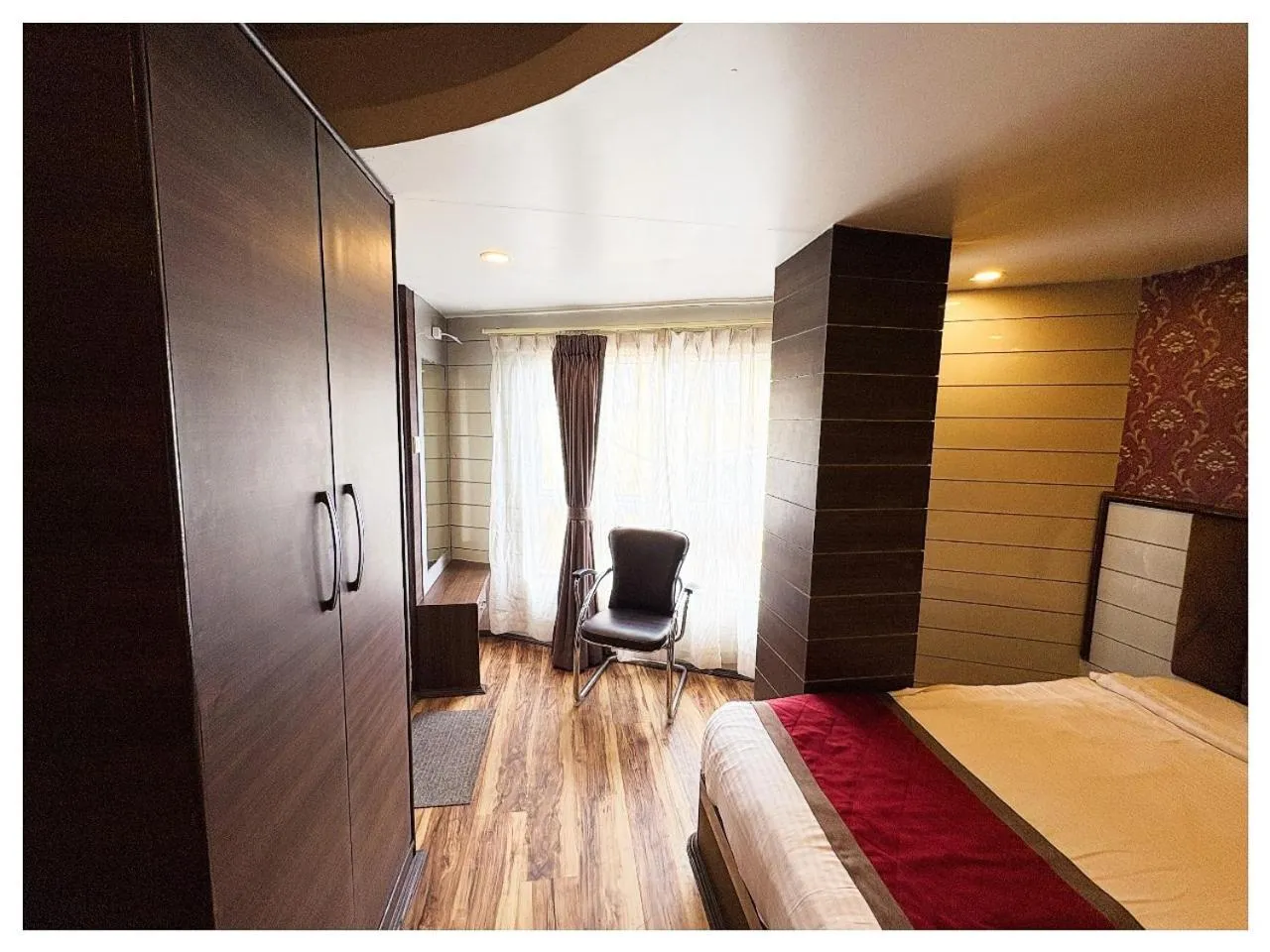 Bed in Hotel Zambala Retreat & Spa Darjeeling