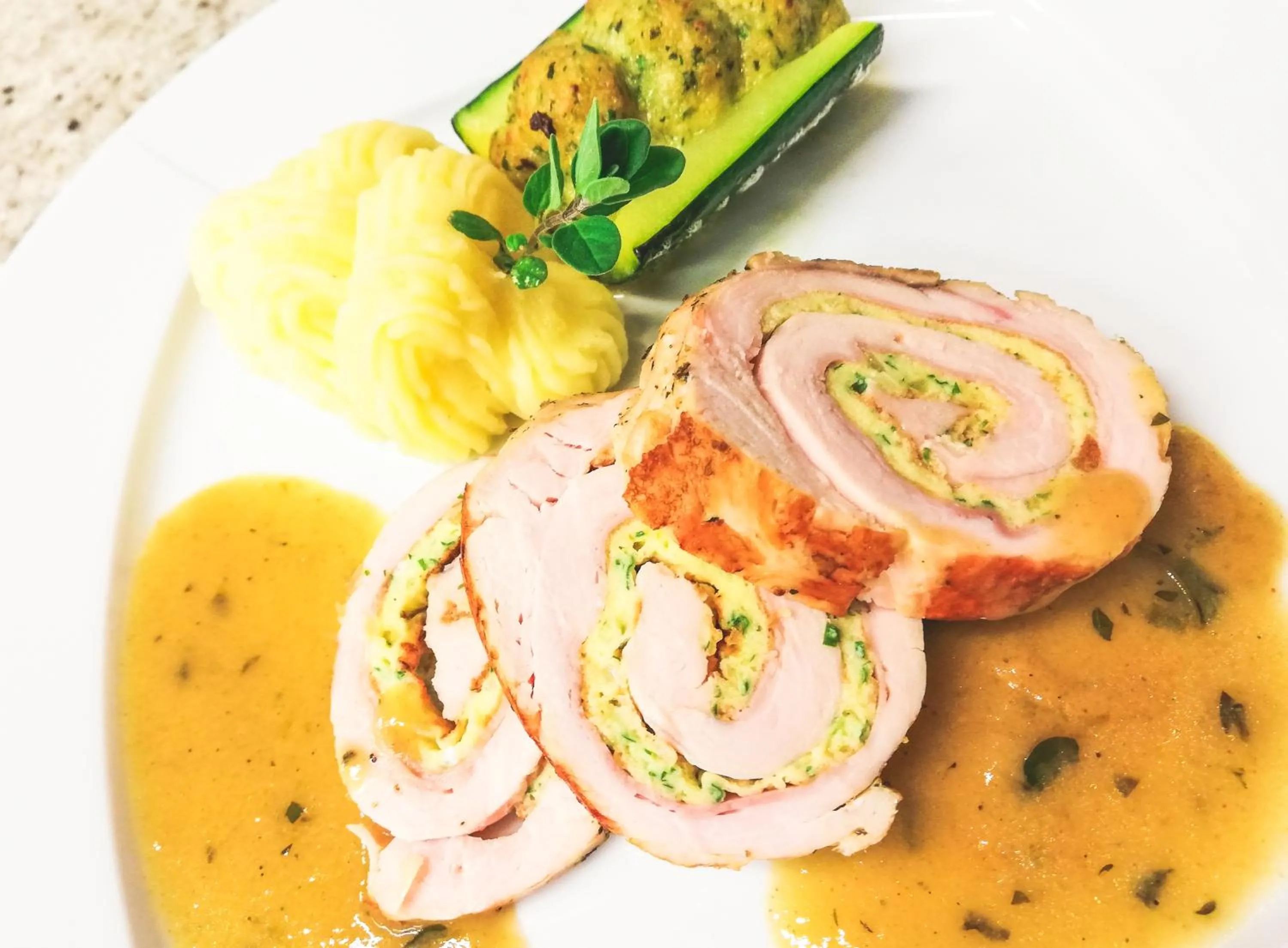 Food close-up in Pension Maria