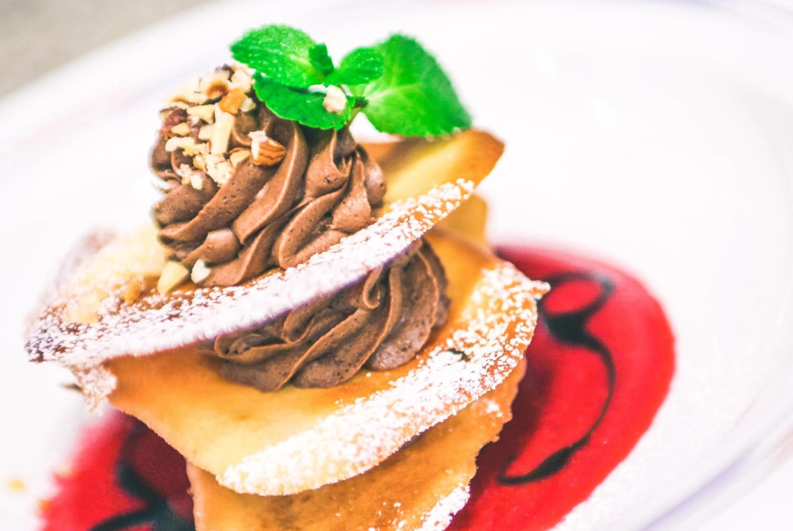 Food close-up in Pension Maria