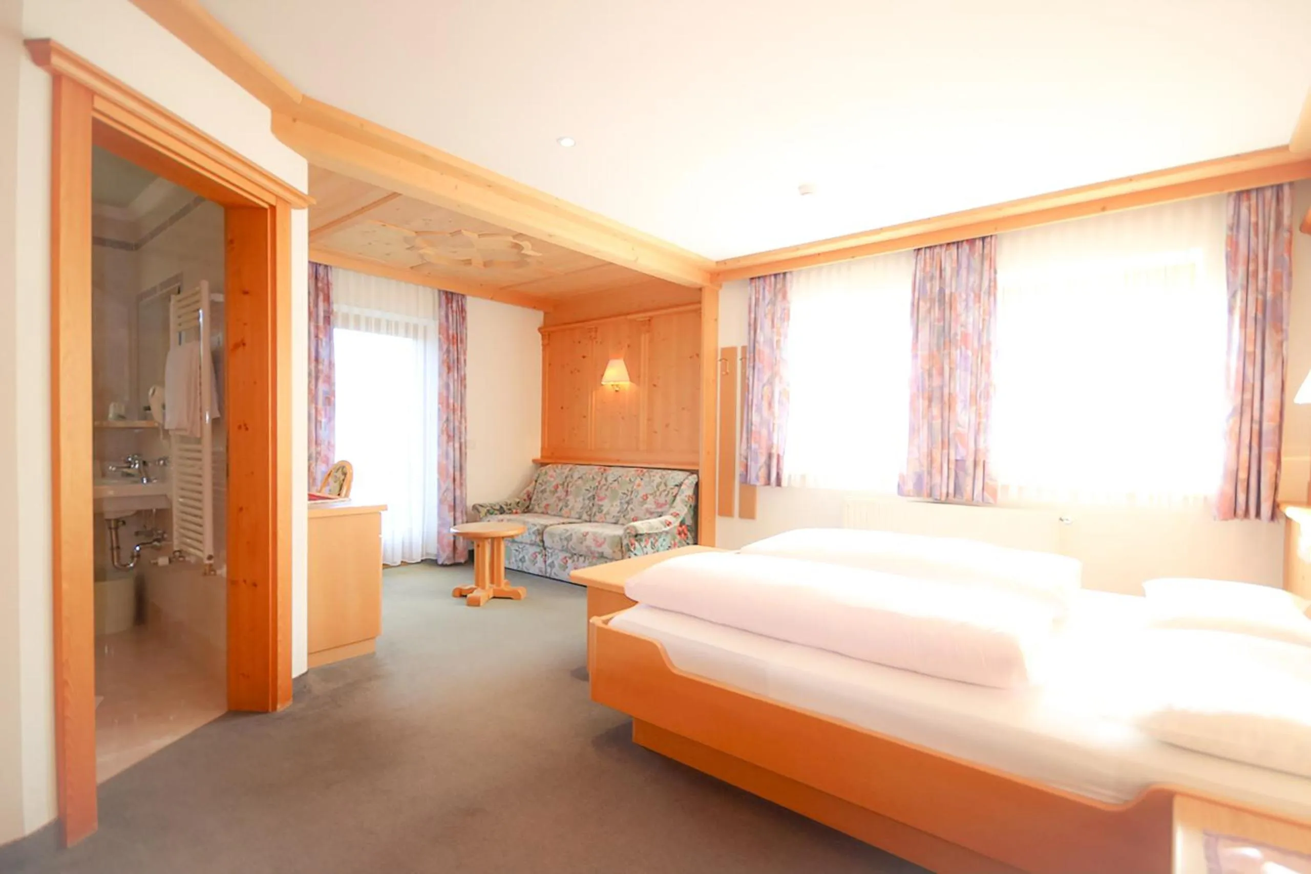 Bed in Pension Maria