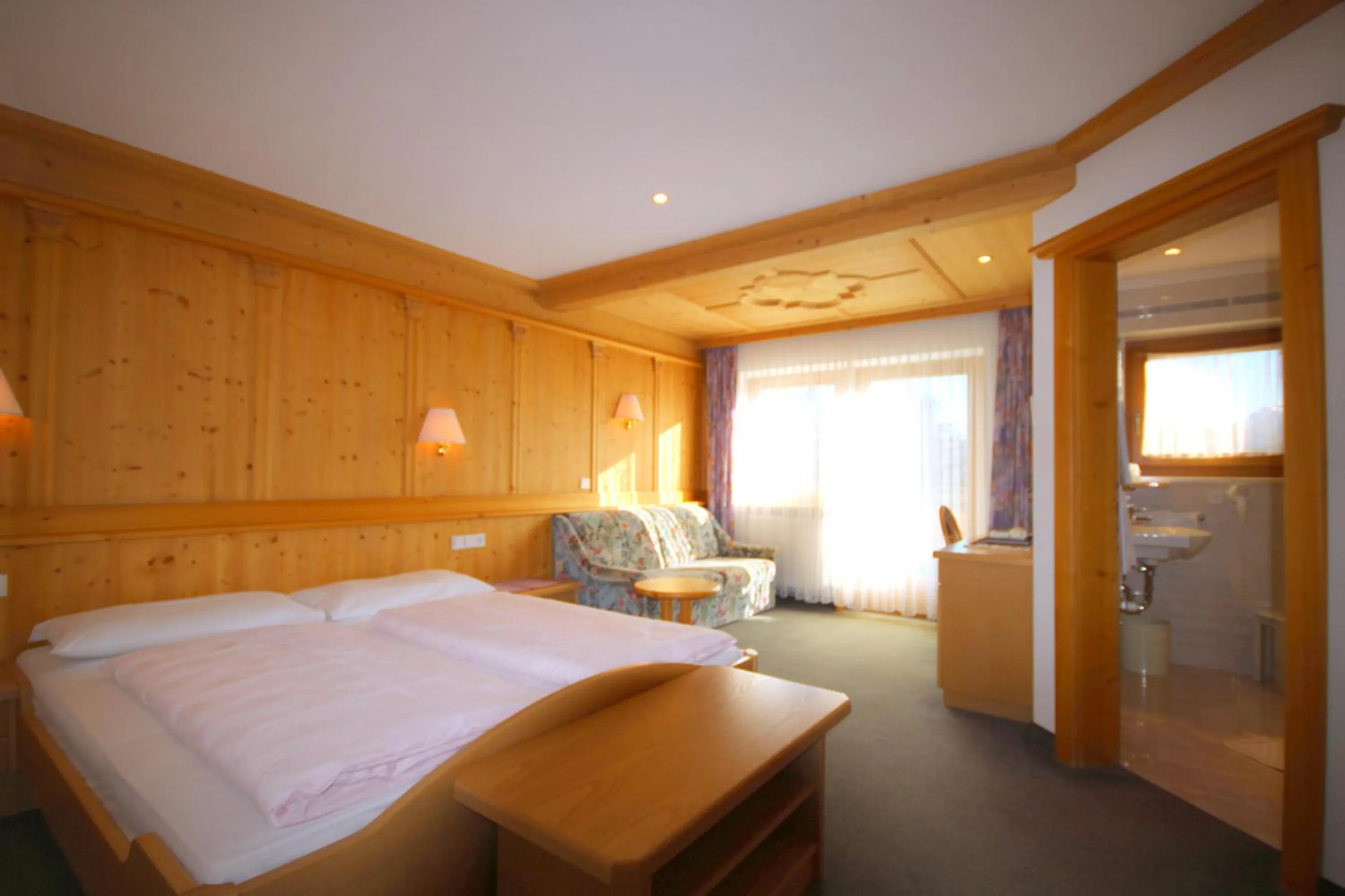 Bedroom, Bed in Pension Maria