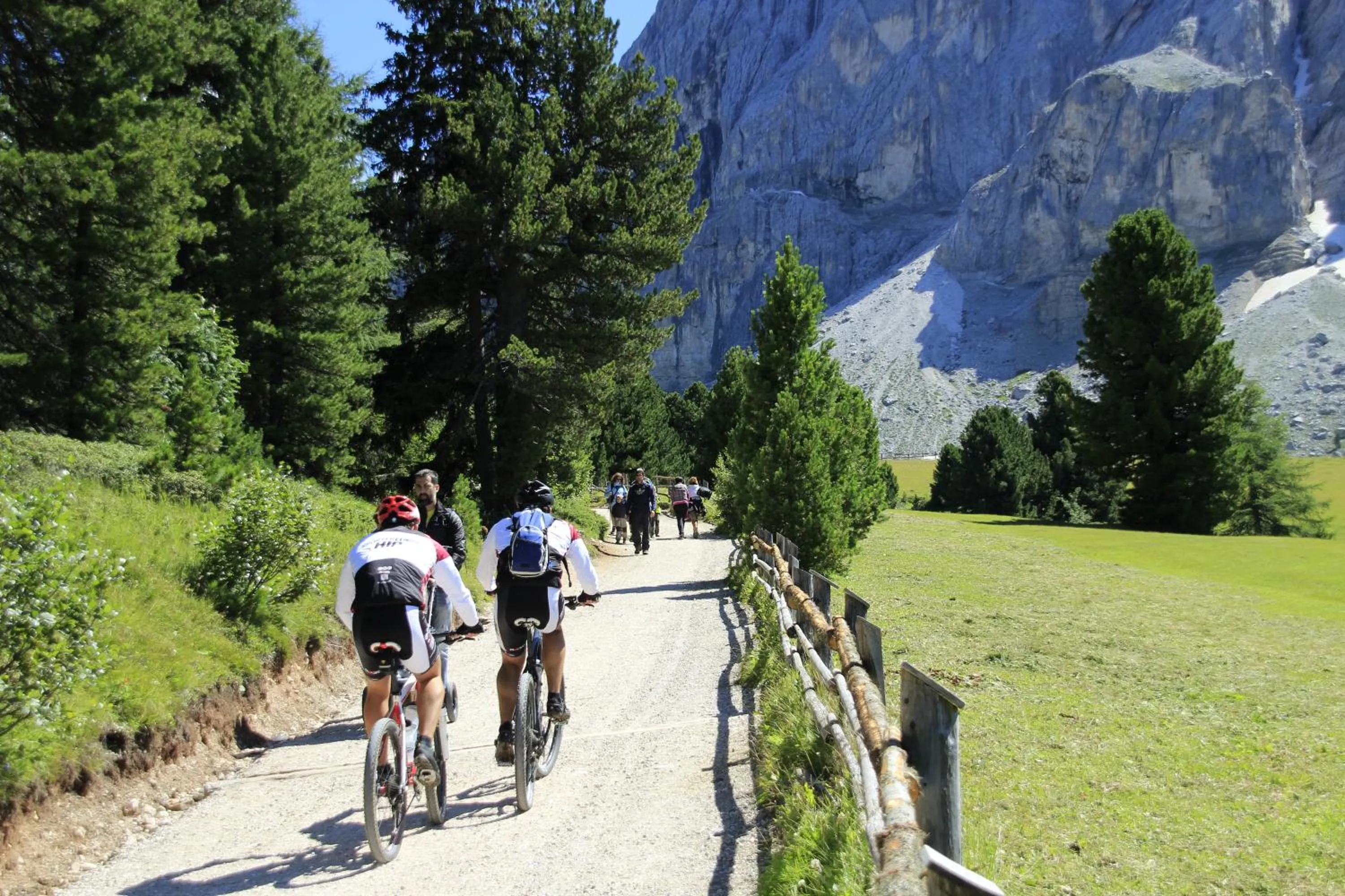 Cycling in Pension Maria