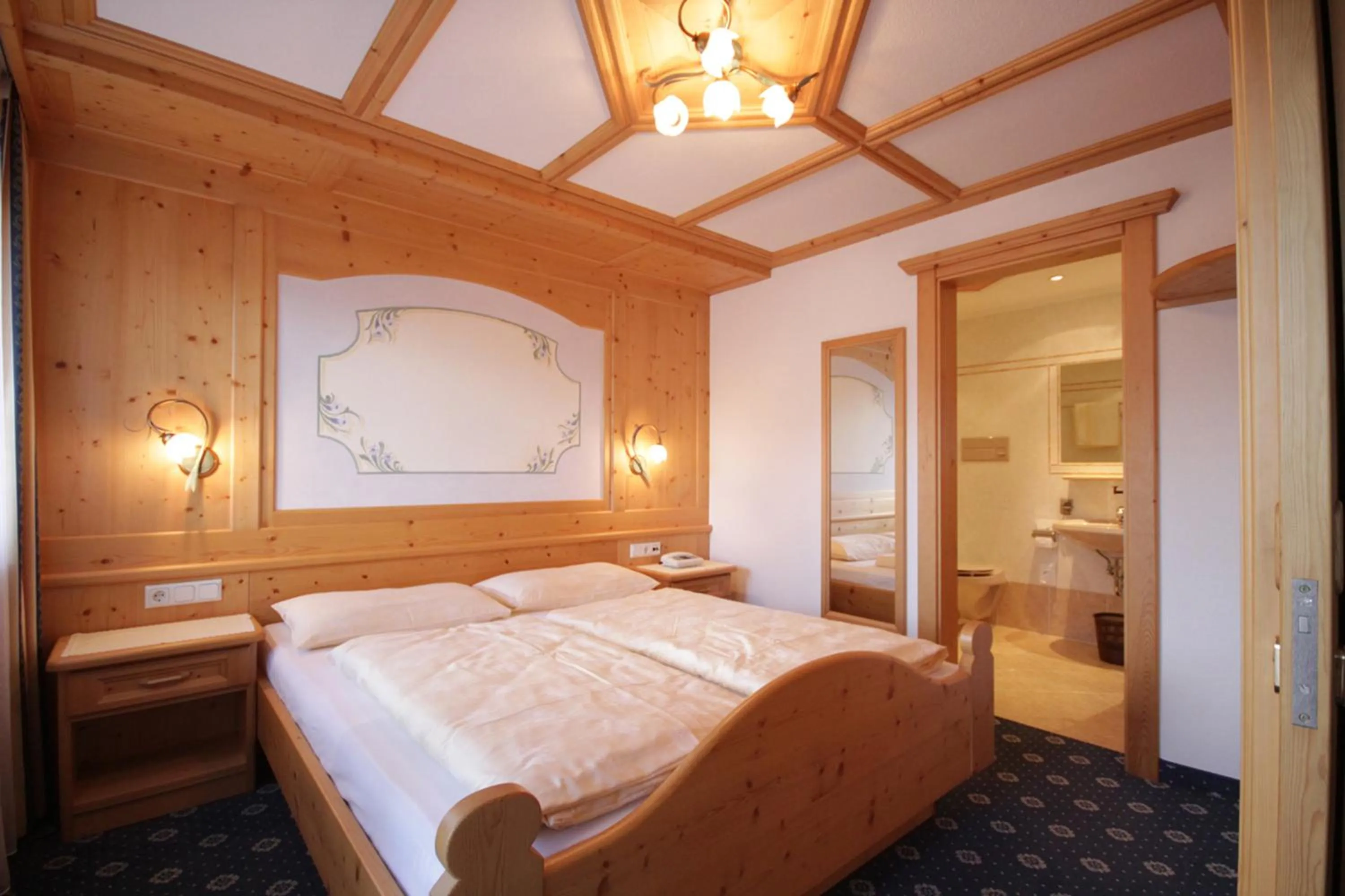 Bedroom, Bed in Pension Maria