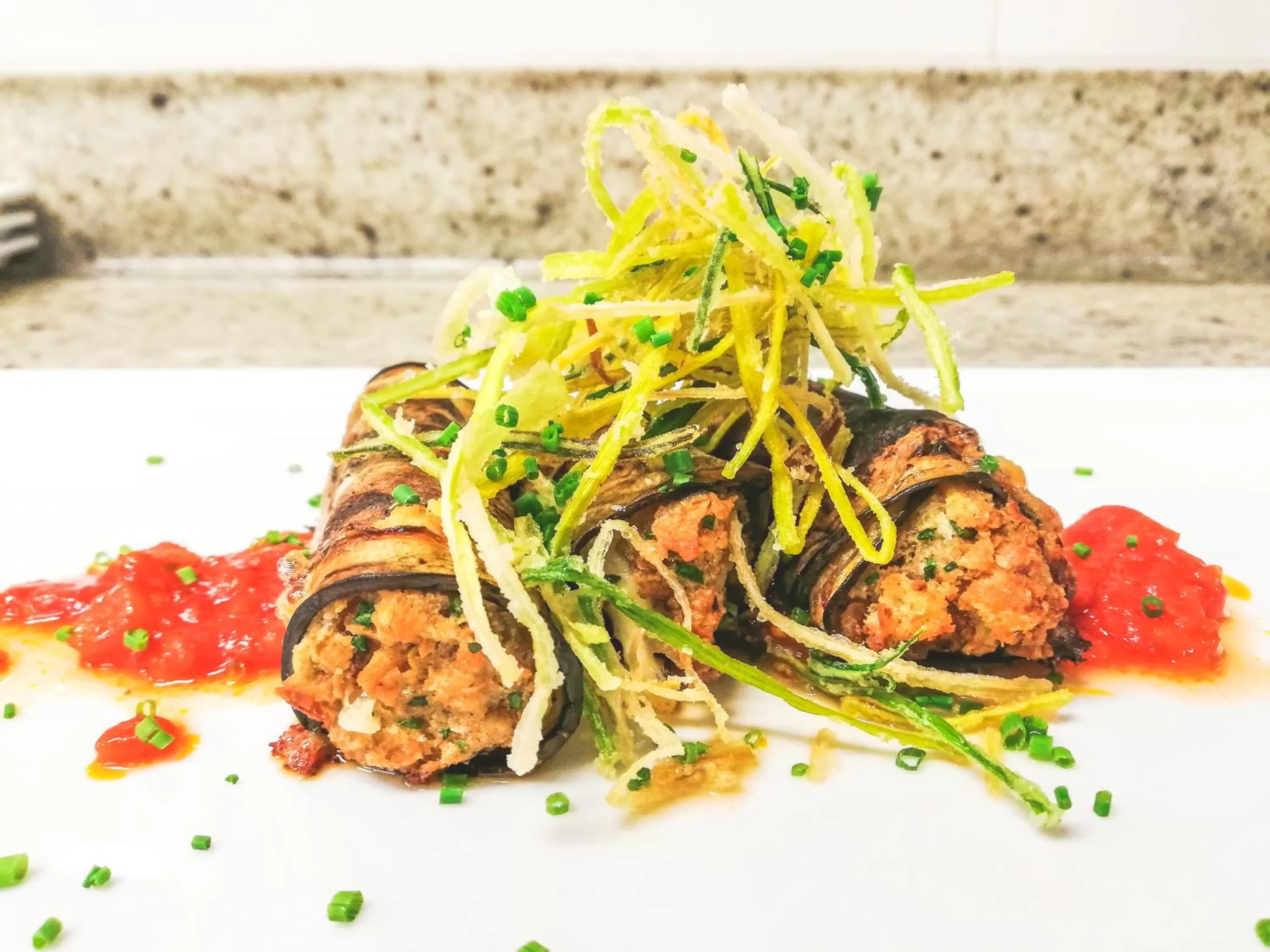 Food close-up in Pension Maria