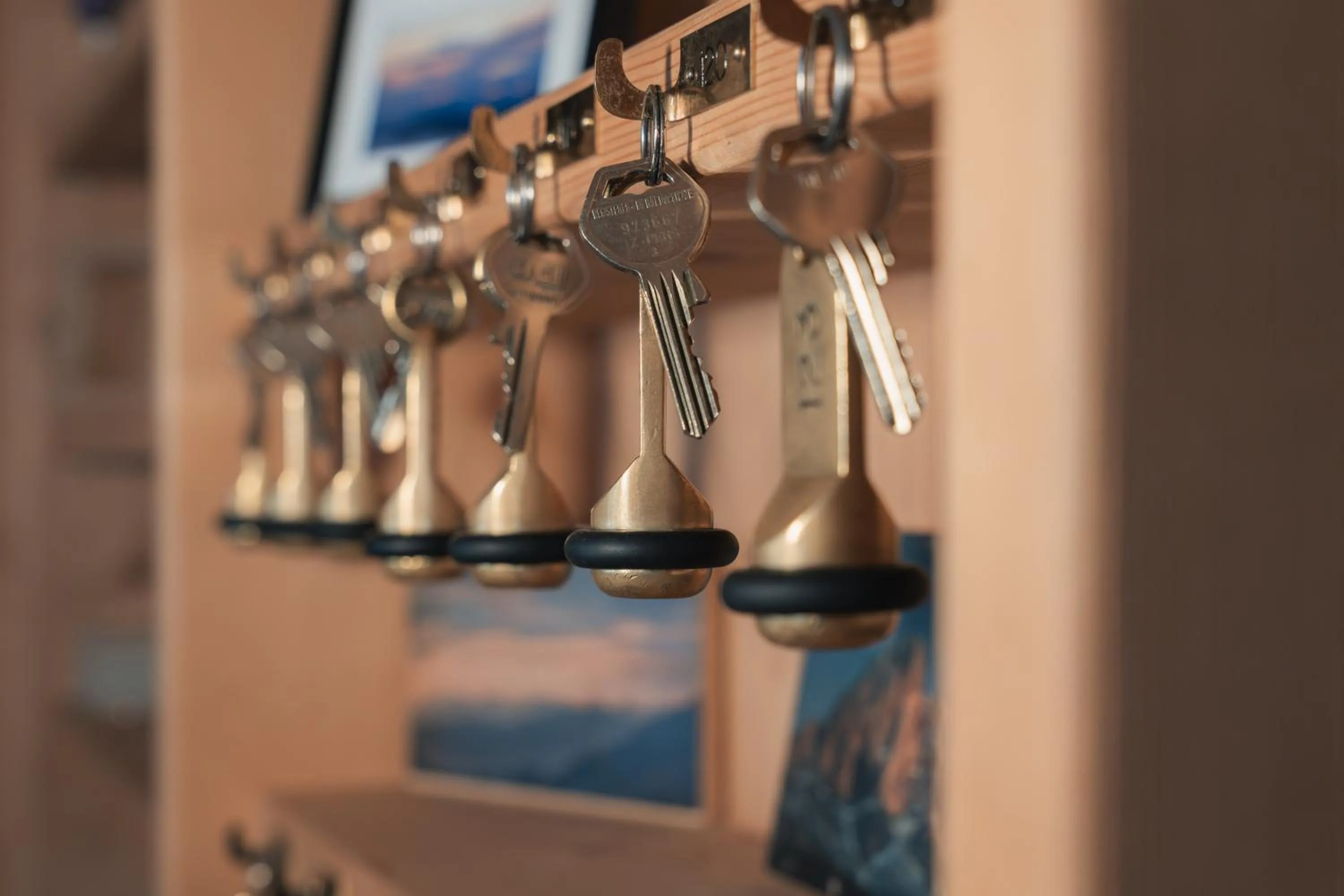 Lobby or reception in Pension Maria