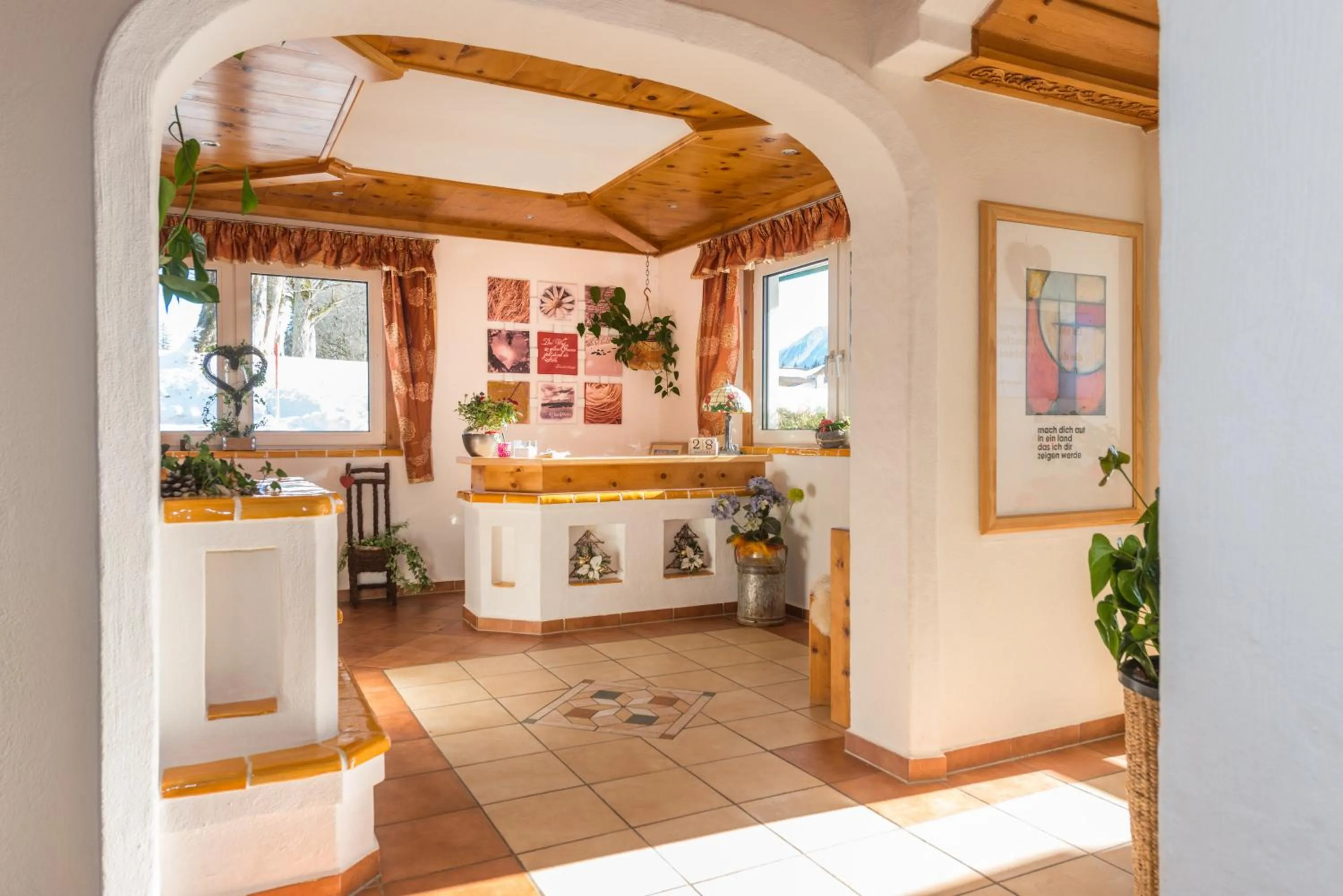 Patio in Landhaus & Ferienwohnungen Bergrast