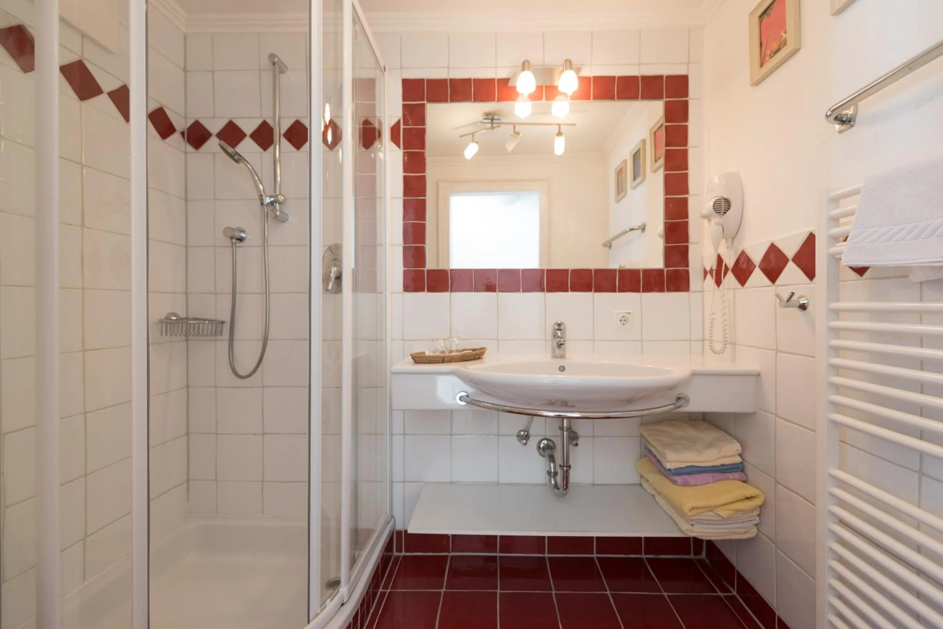 Bathroom in Landhaus & Ferienwohnungen Bergrast