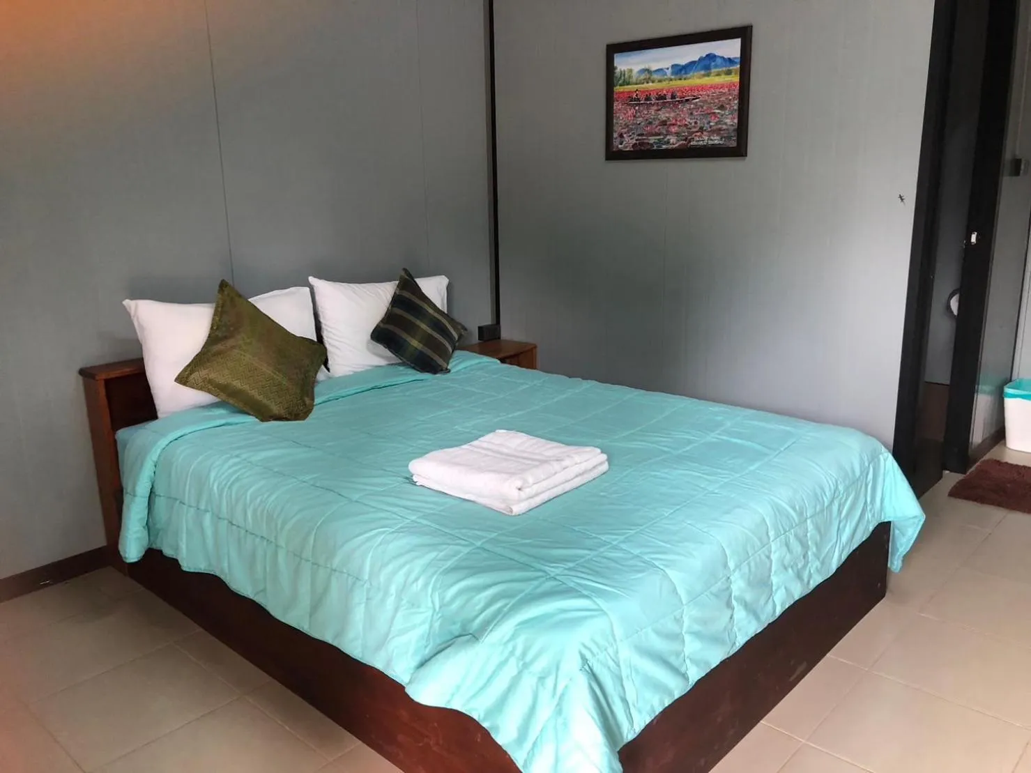 Bed in Green Happy Homestay