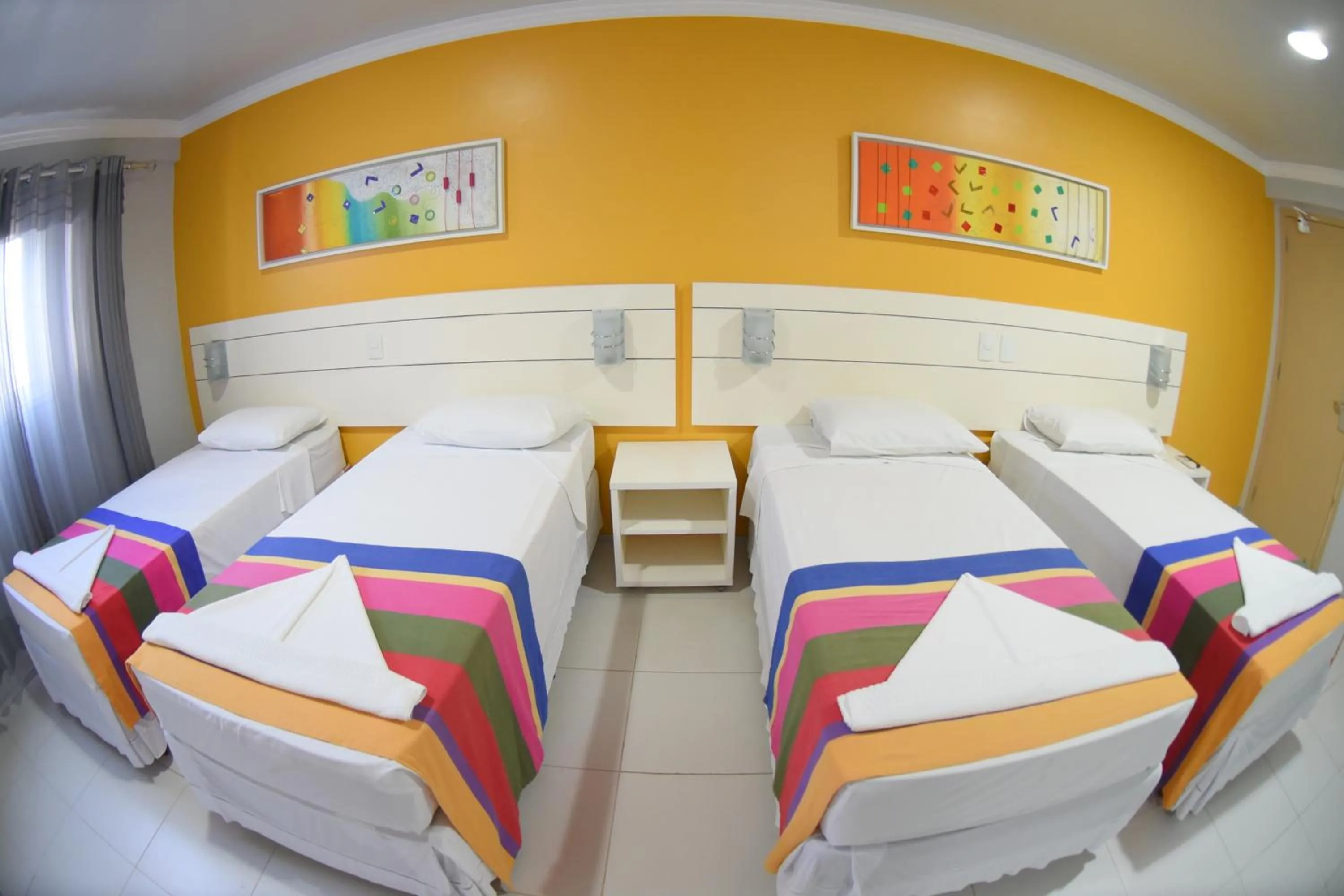 Bed in Veleiros Mar Hotel