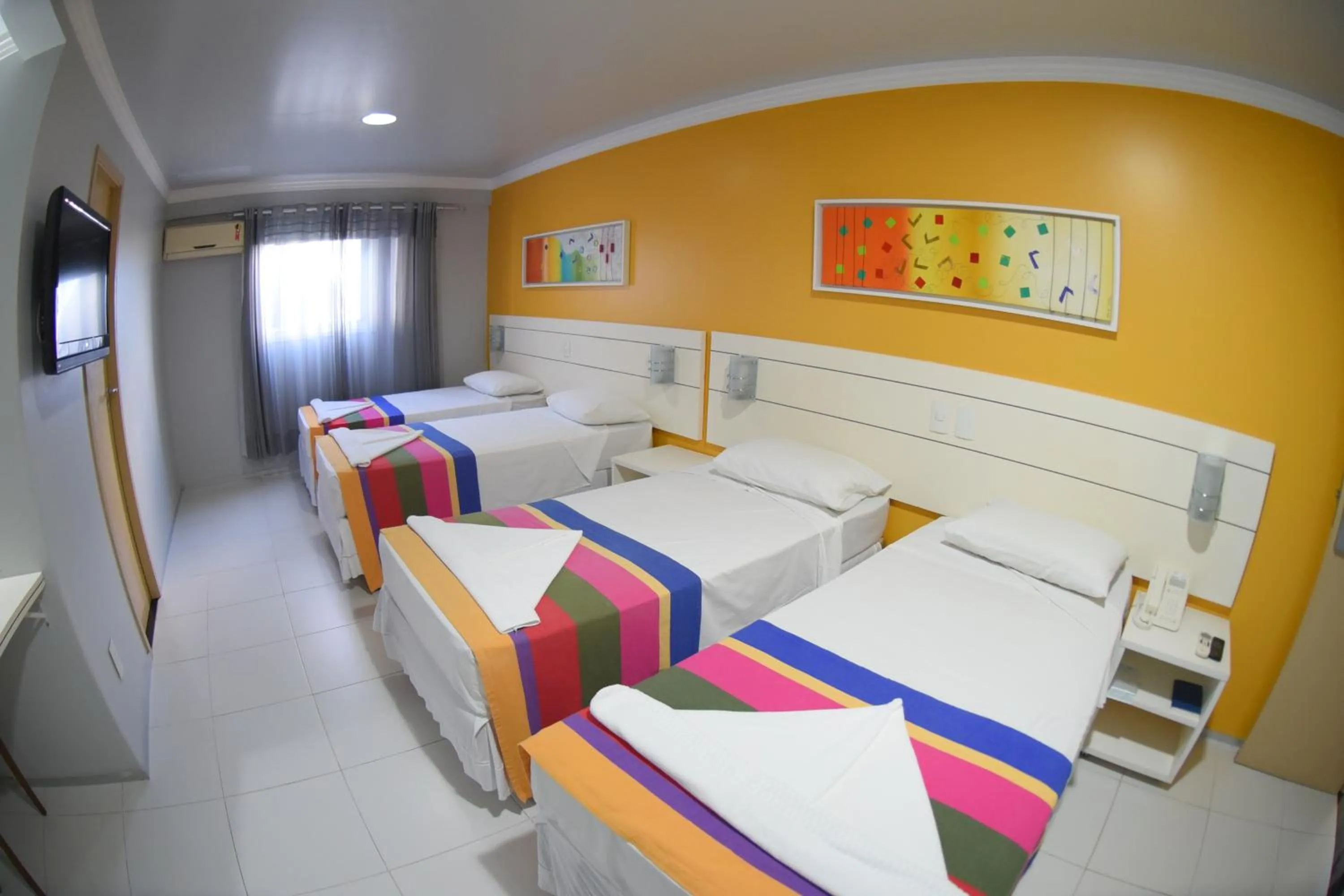 Bed in Veleiros Mar Hotel