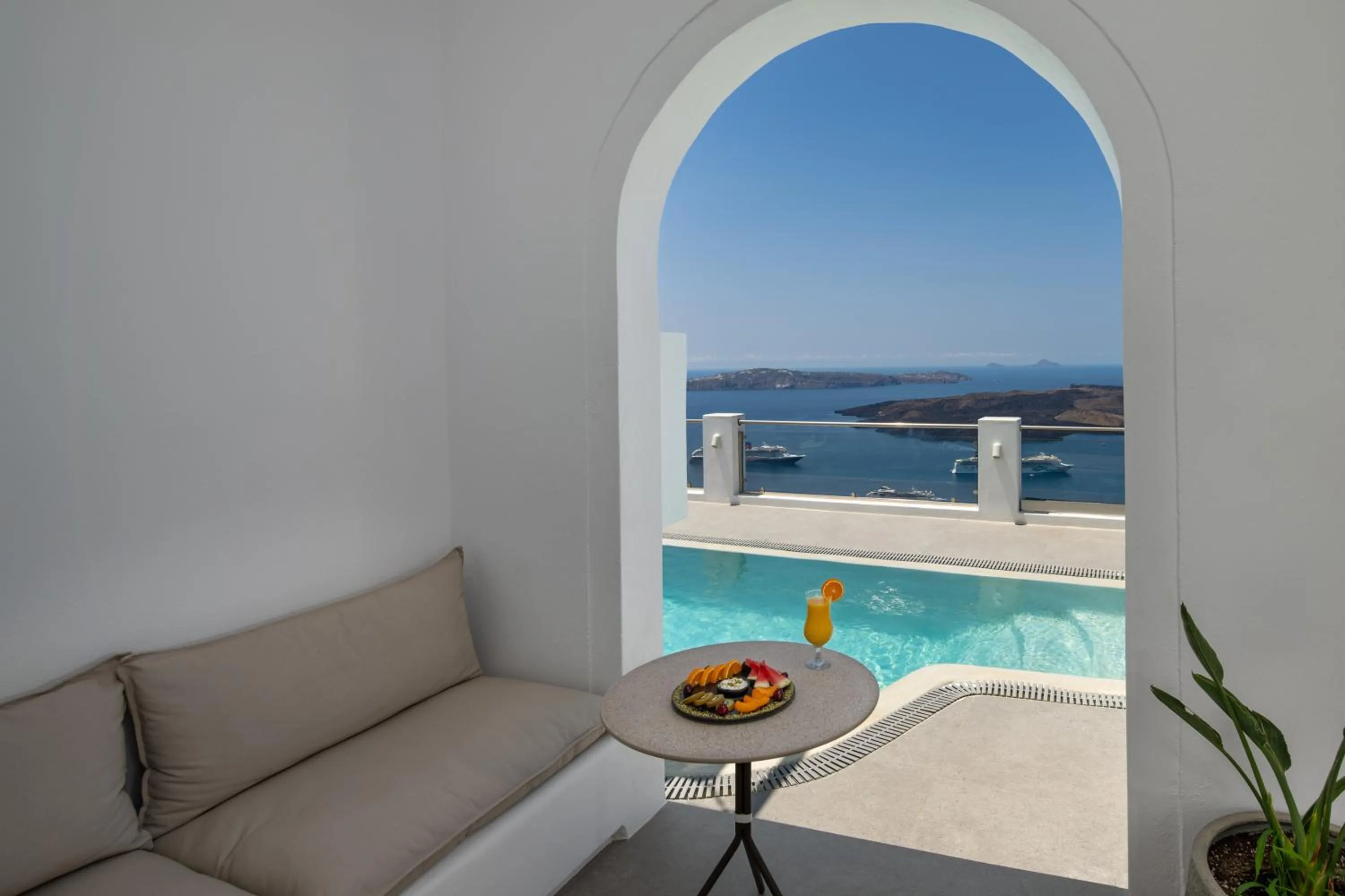 Standard Double Pool level Volcano View in Ira Hotel & Spa - Adults Only