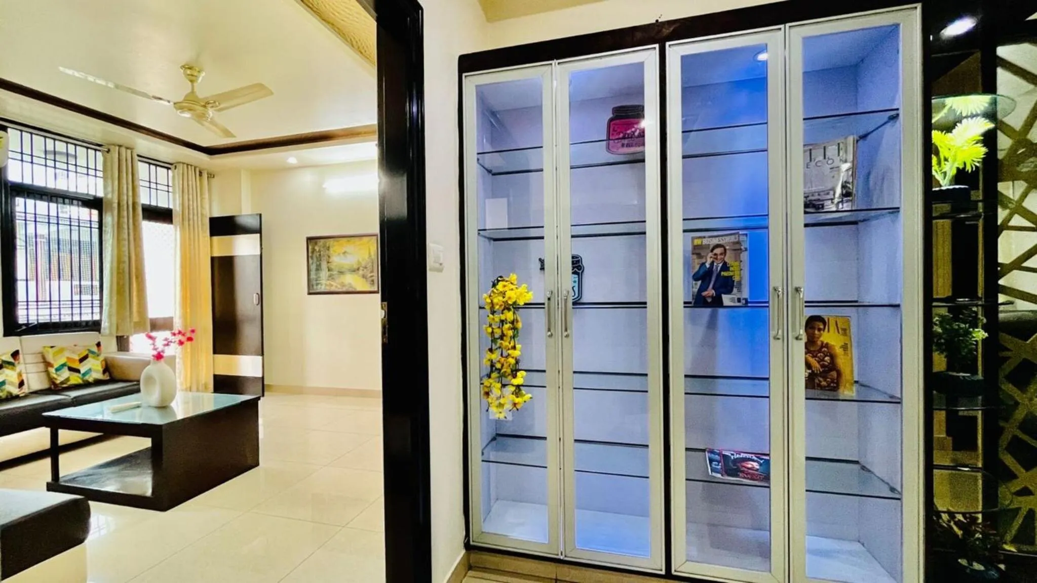 Living room in Olive Service Apartments Jaipur - Vaishali Nagar