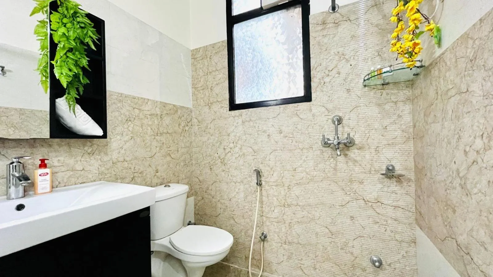 Bathroom in Olive Service Apartments Jaipur - Vaishali Nagar