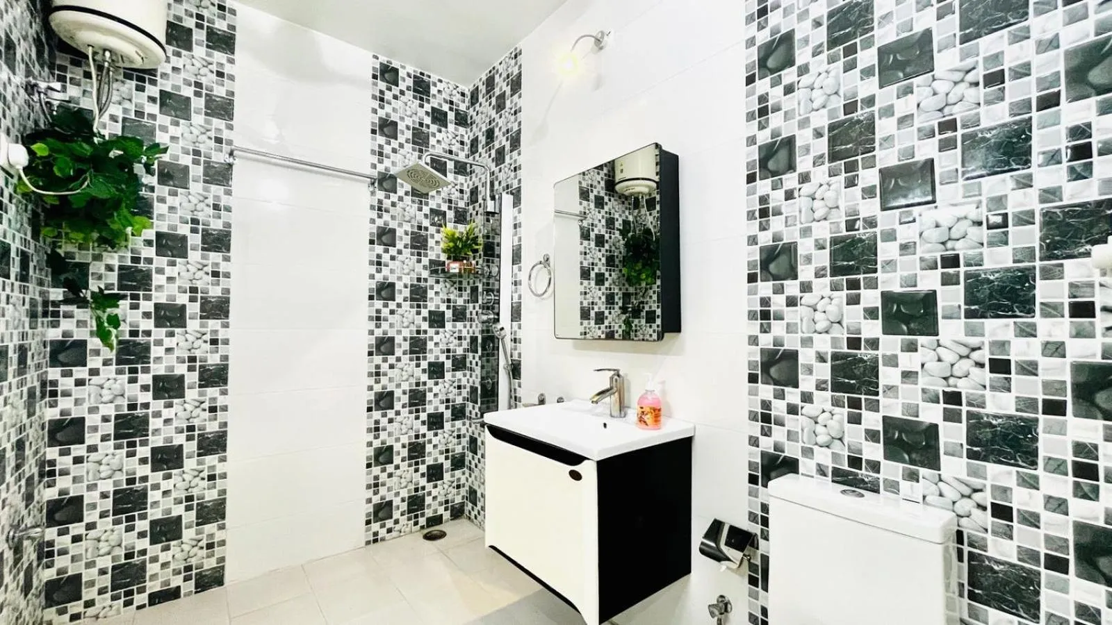 Bathroom in Olive Service Apartments Jaipur - Vaishali Nagar