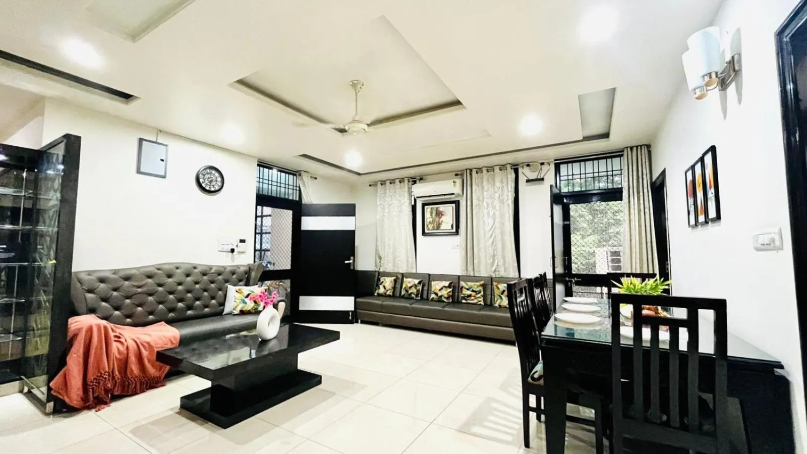Living room in Olive Service Apartments Jaipur - Vaishali Nagar