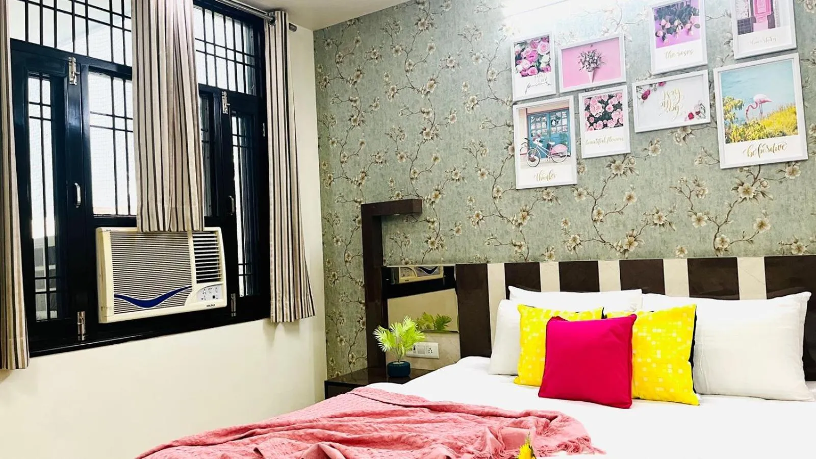 Bedroom, Bed in Olive Service Apartments Jaipur - Vaishali Nagar