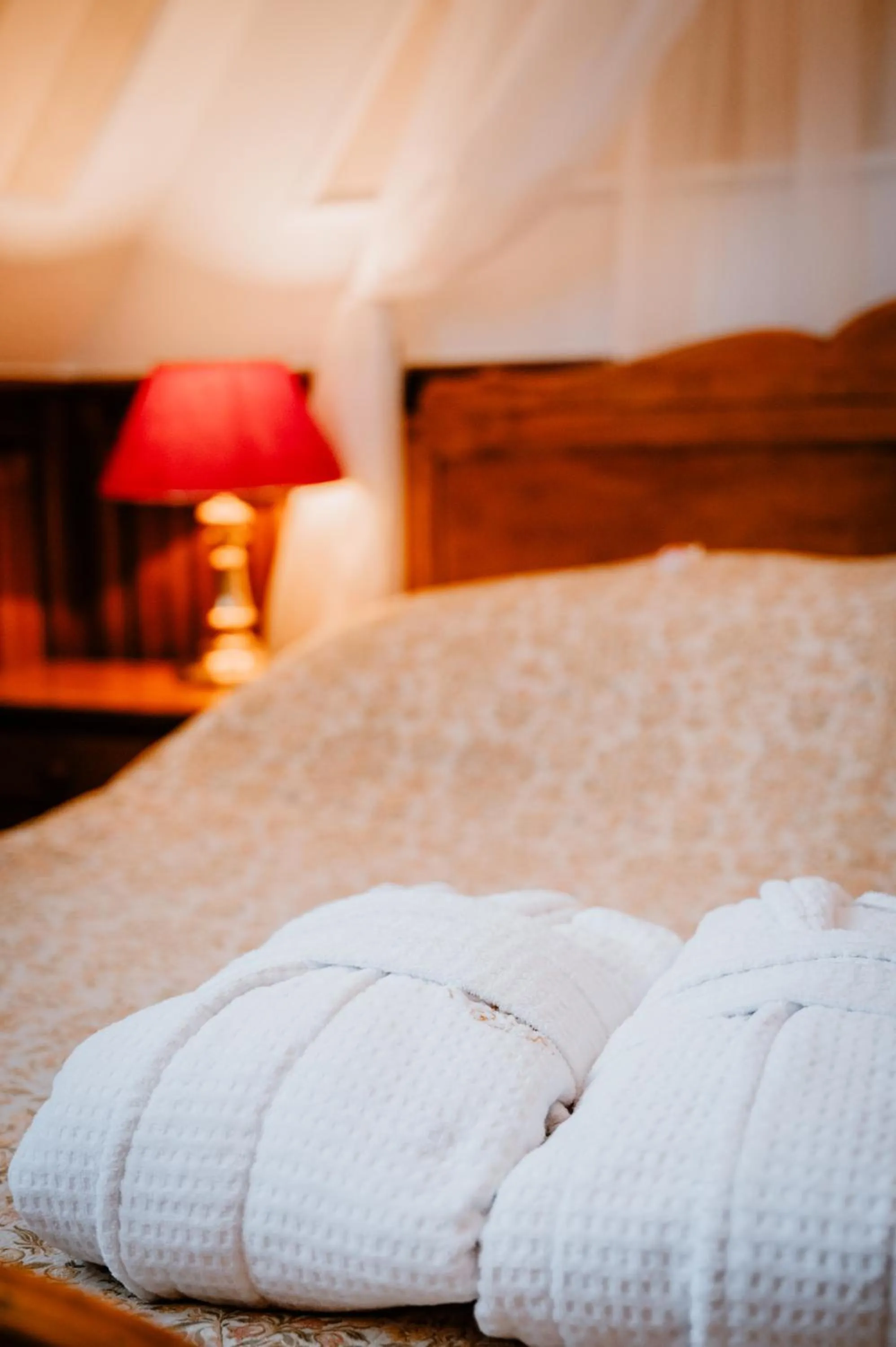 Bed in Kastélyhotel Sasvár Resort