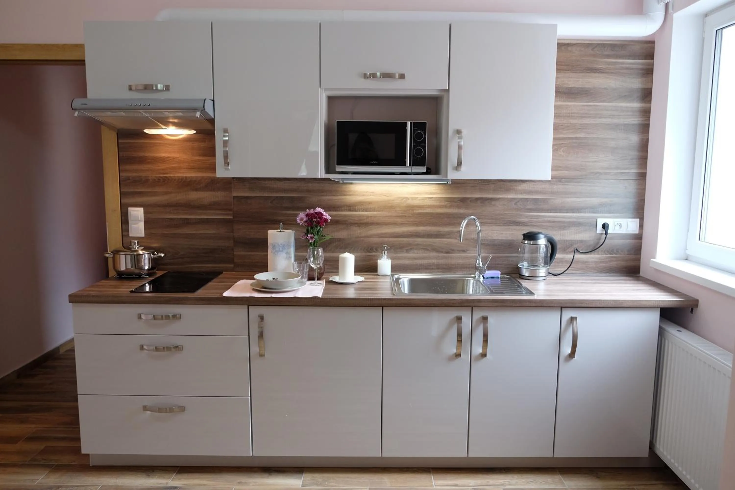 Kitchen or kitchenette in Diana Apartments Karlovy Vary