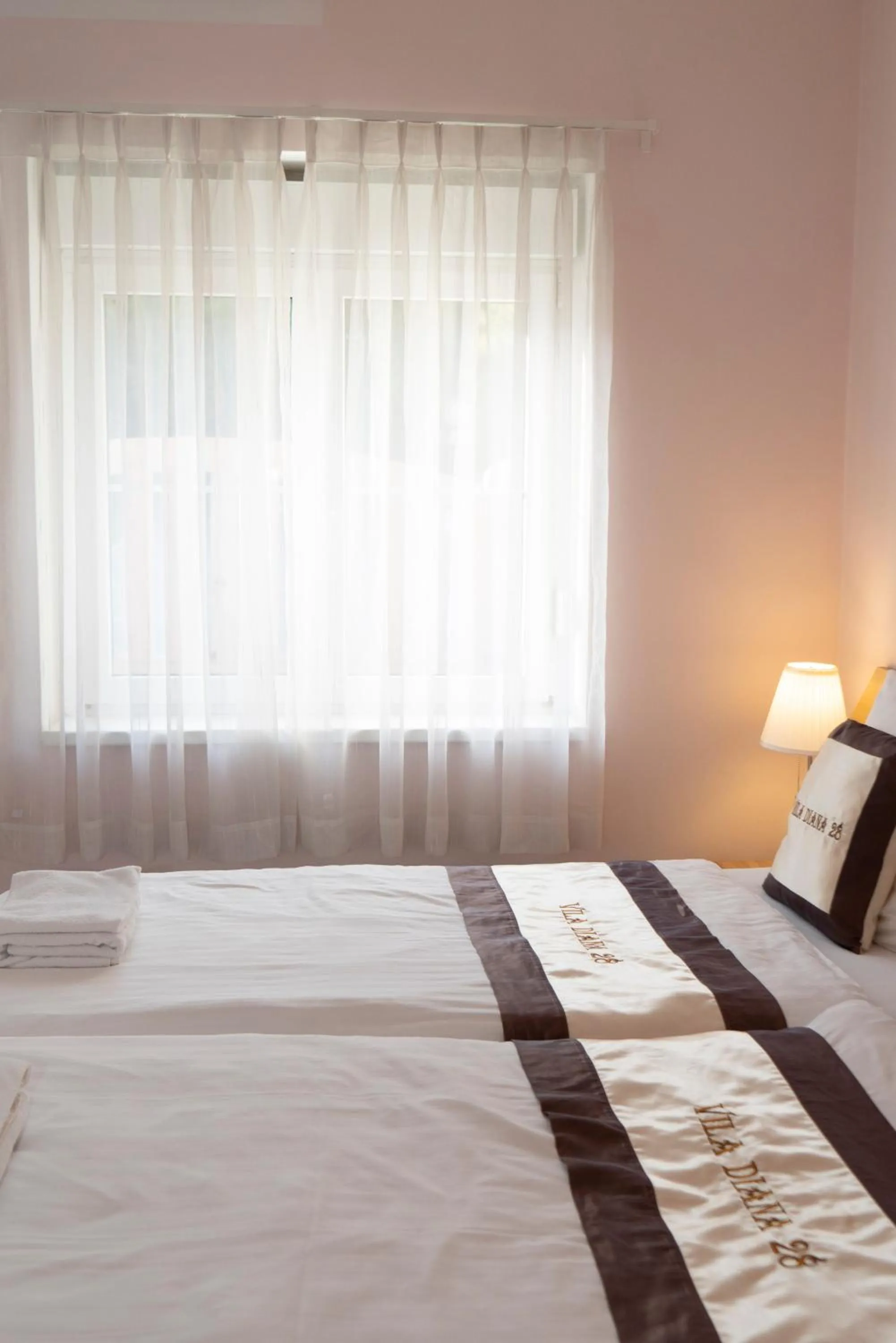 Bed in Diana Apartments Karlovy Vary