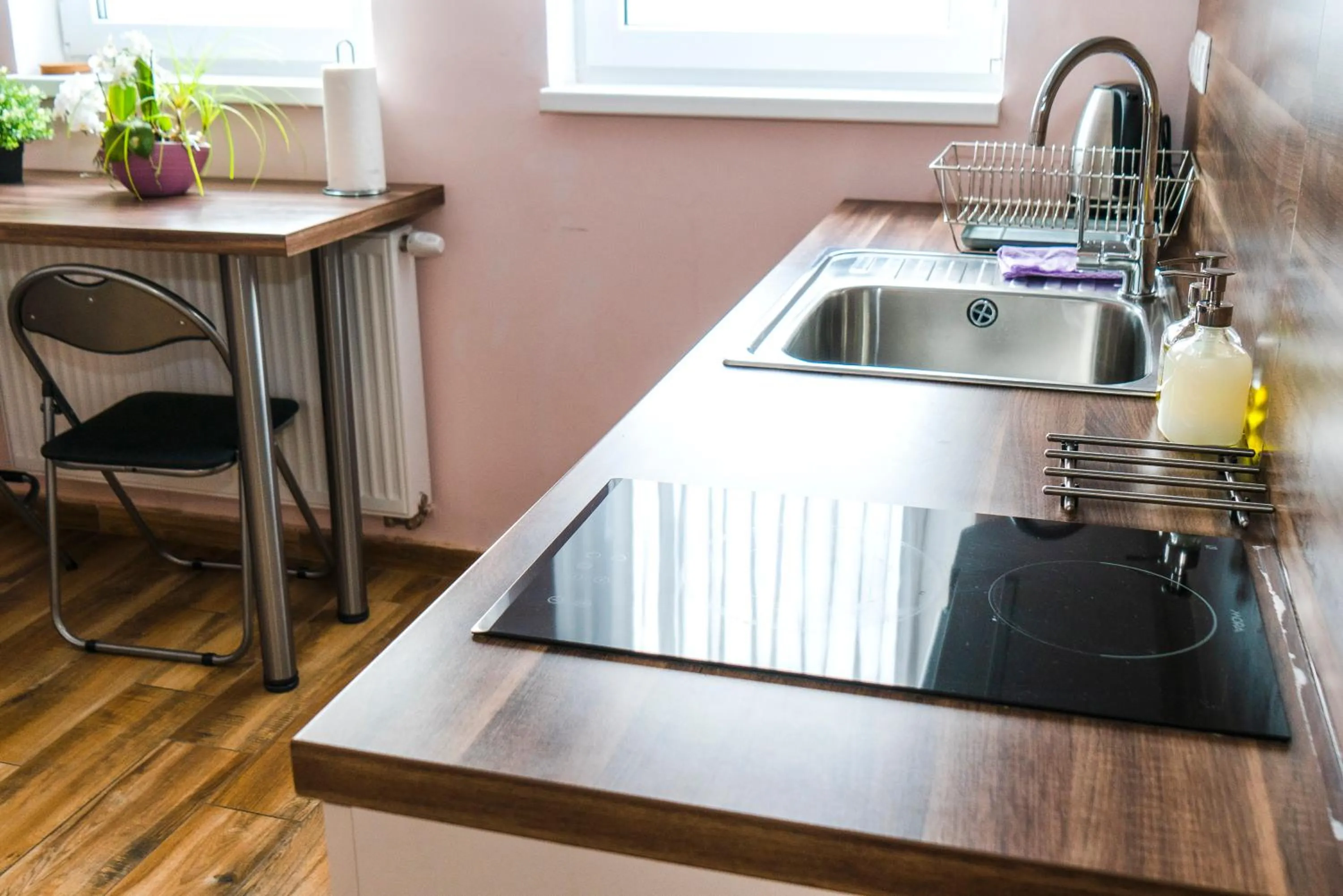 Kitchen or kitchenette in Diana Apartments Karlovy Vary