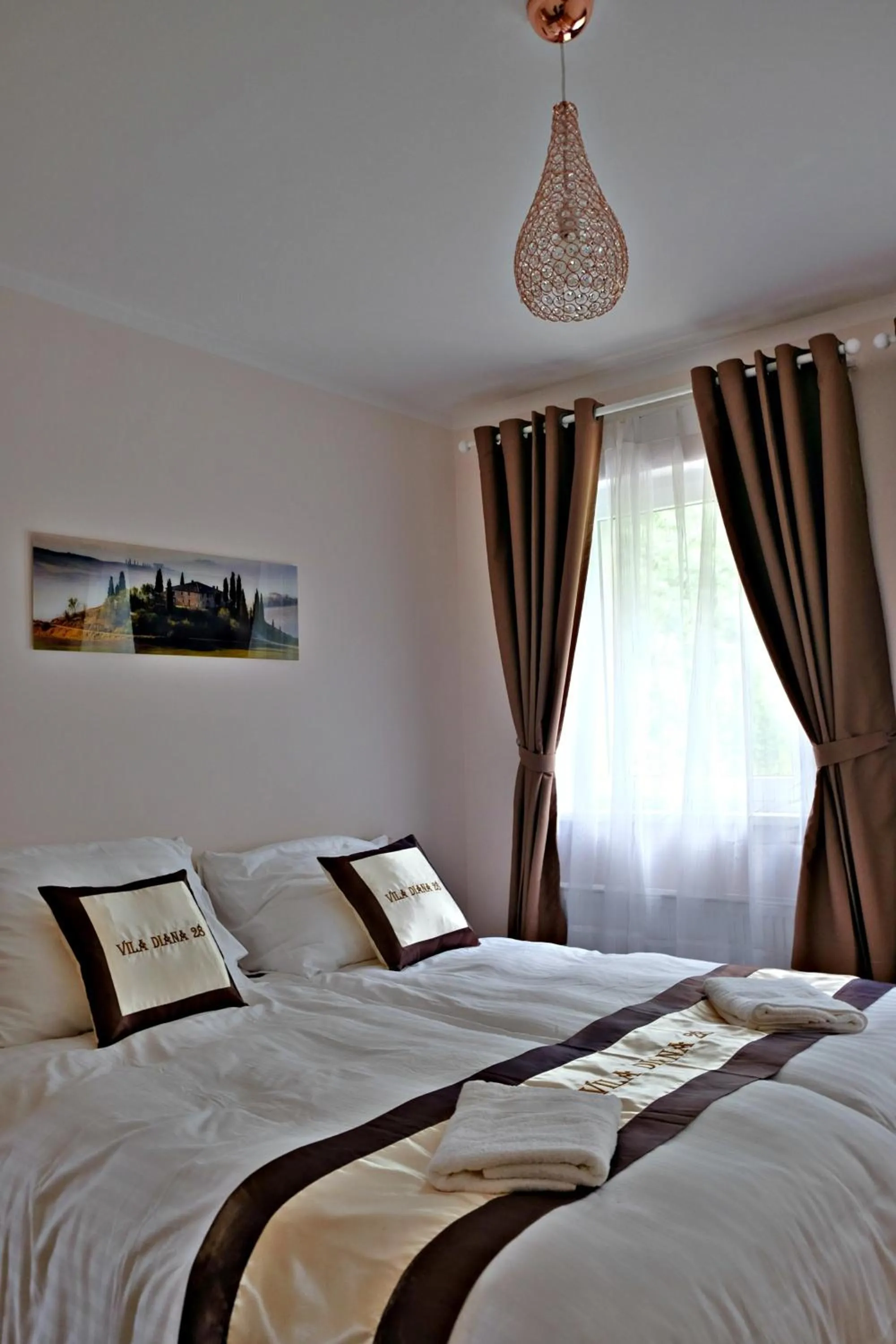 Patio, Bed in Diana Apartments Karlovy Vary