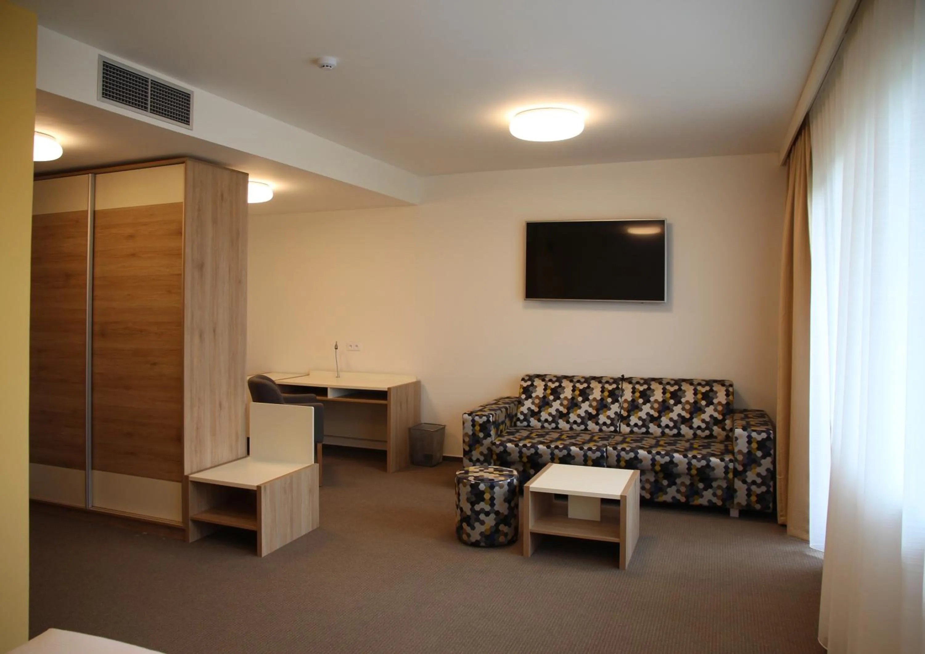 Living room, Bed in Hotel Devítka