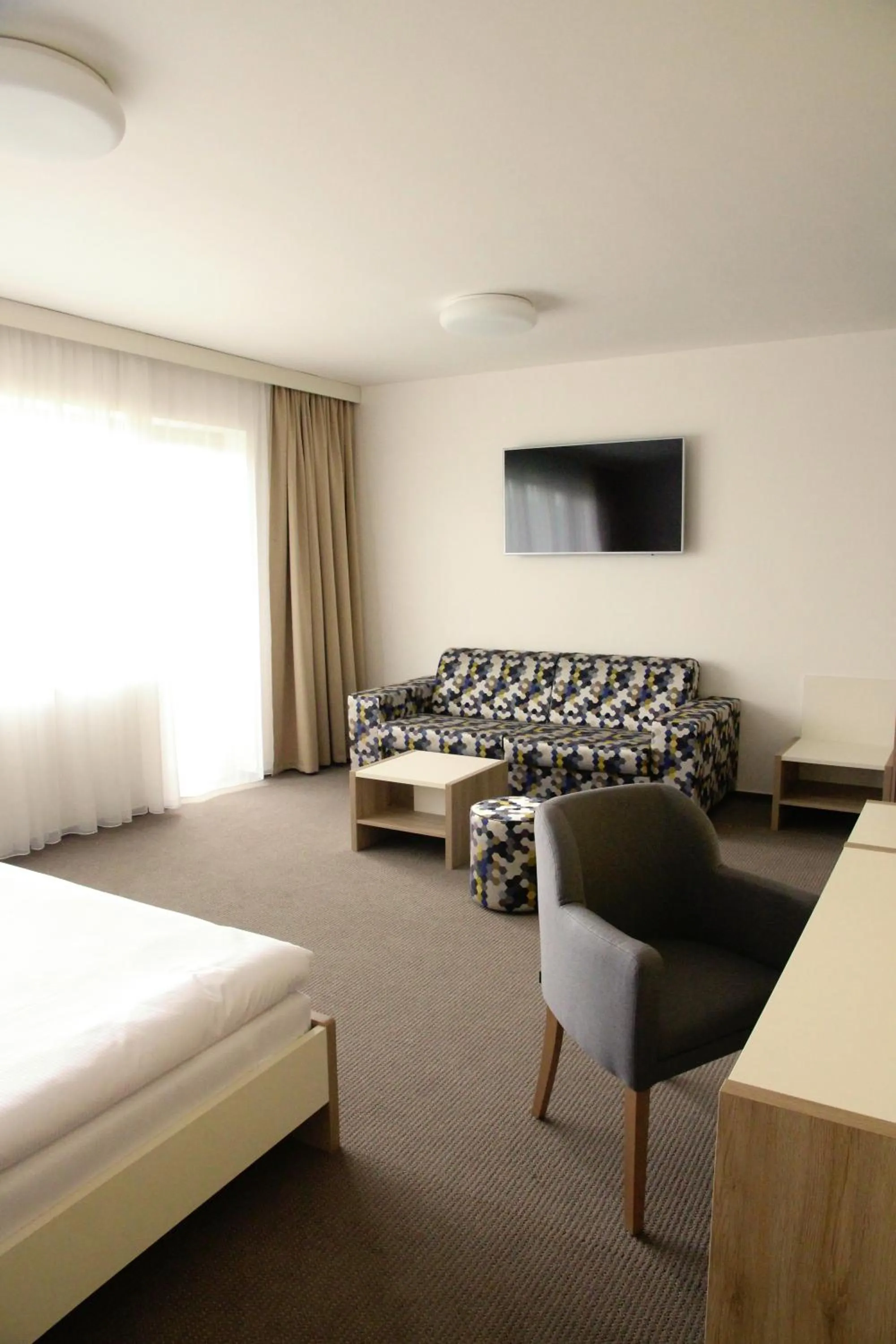 Living room, Bed in Hotel Devítka