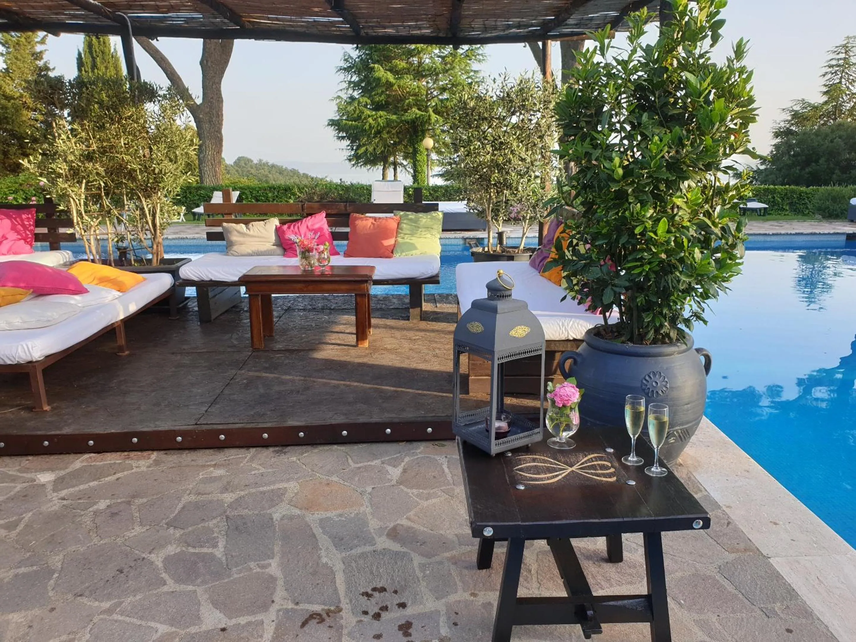 Patio in Almanuda Naturist Village